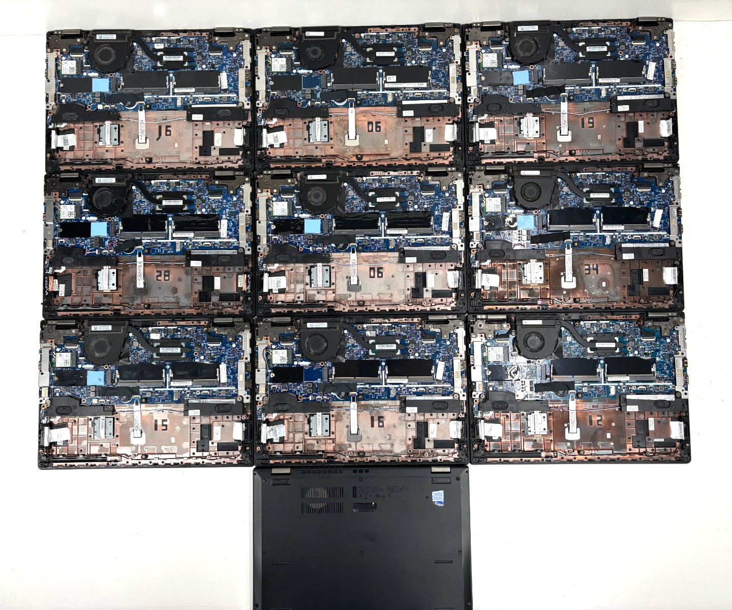 Lot (10) Lenovo ThinkPad L390 Yoga 13.3 Touch i5-8365U, NO RAM NO HDD NO BATTERY