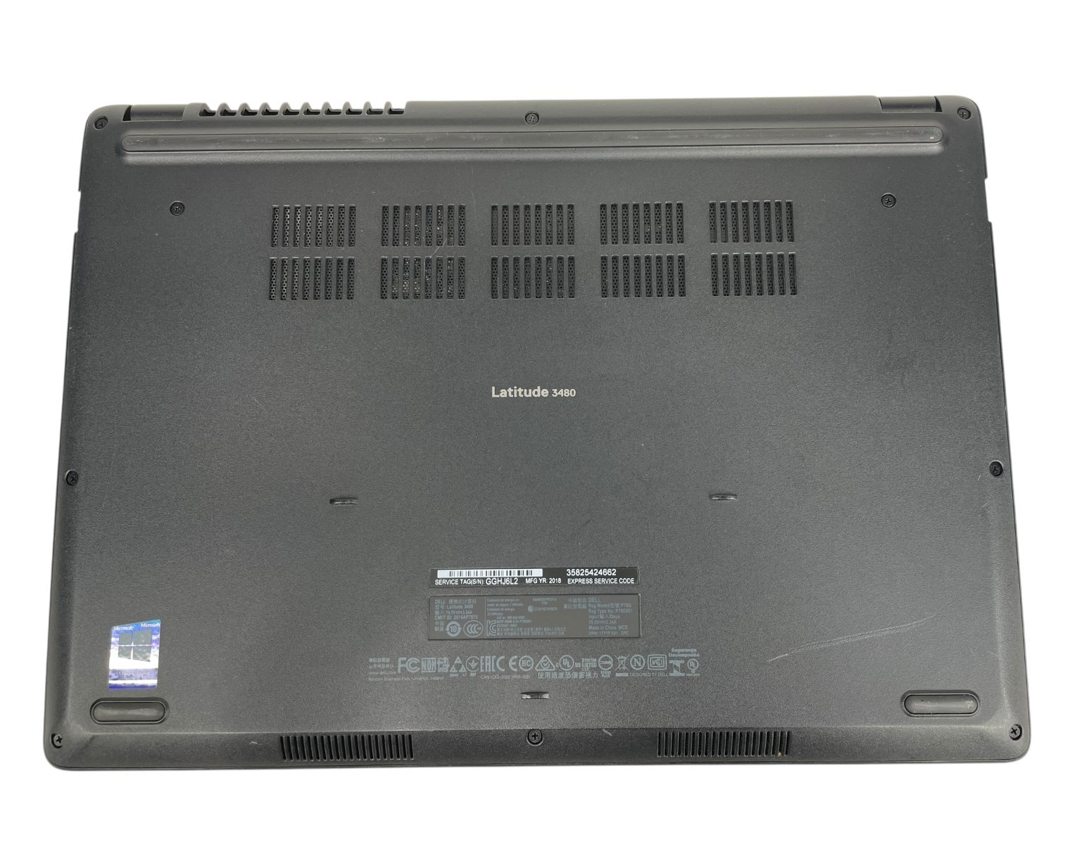 Dell Latitude 3480 Laptop i3-7100U 12 GB 128 GB NVMe WiFi No Charger