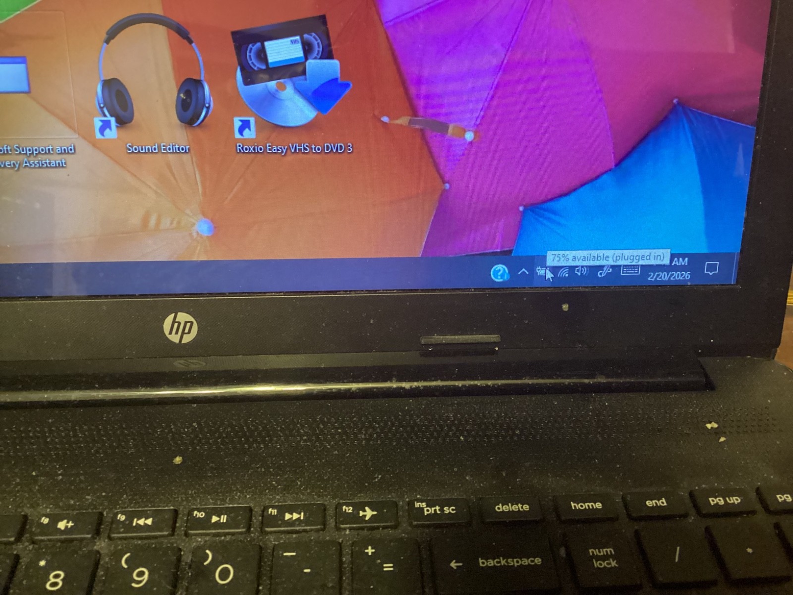 HP 15-DB0011DX 15.6″ Laptop Windows 10 Home AMD A6-9225 4GB Memory 1TB Working