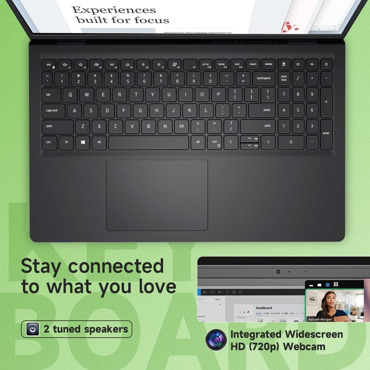 Dell 15.6″ Touch Laptop 13th Gen Intel Core i7 16GB/32GB RAM 1TB SSD Copilot AI