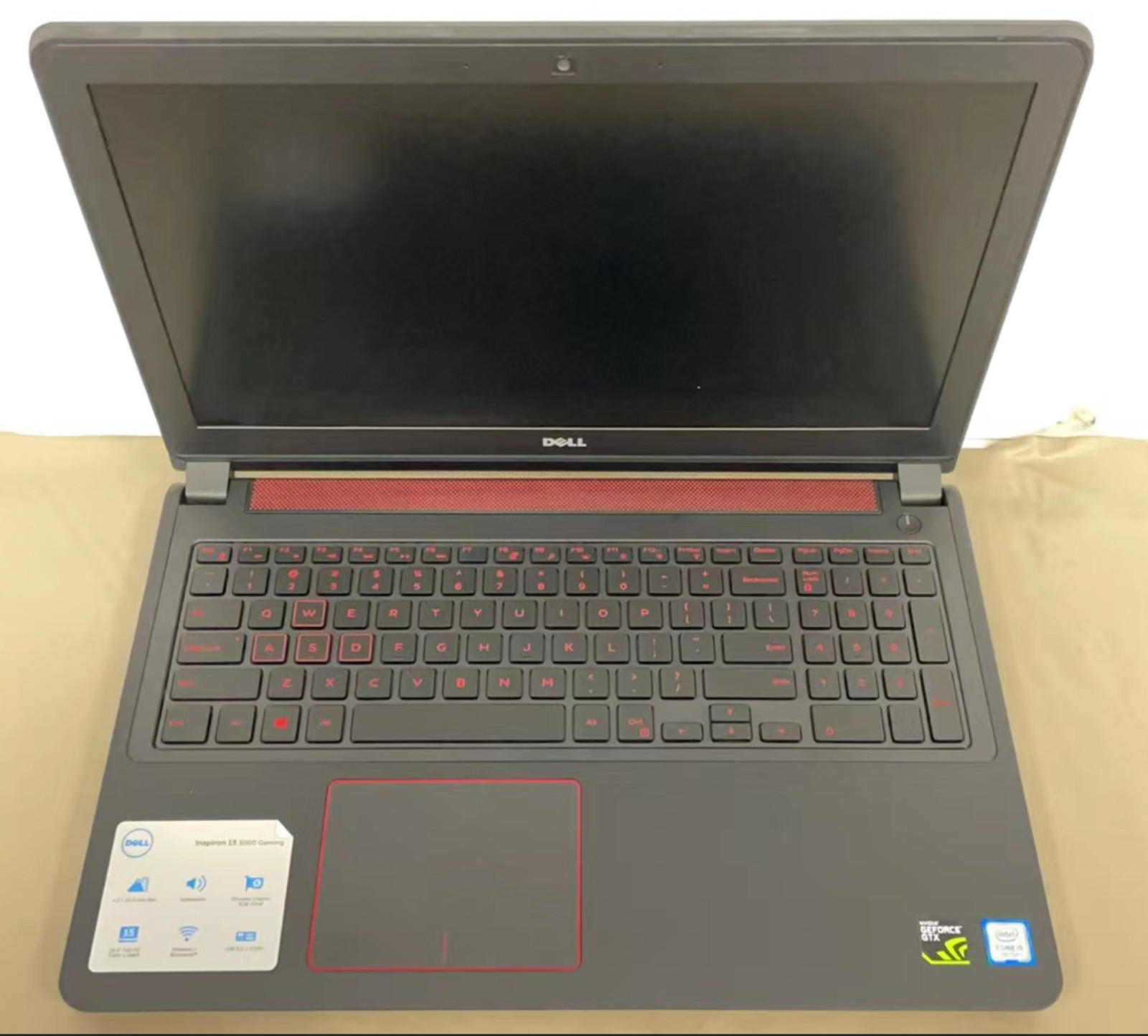DELL I5577-5335BLK-PUS INSPIRON 15″ GAMING LAPTOP i5-7300HQ 8GB 256GB SSD