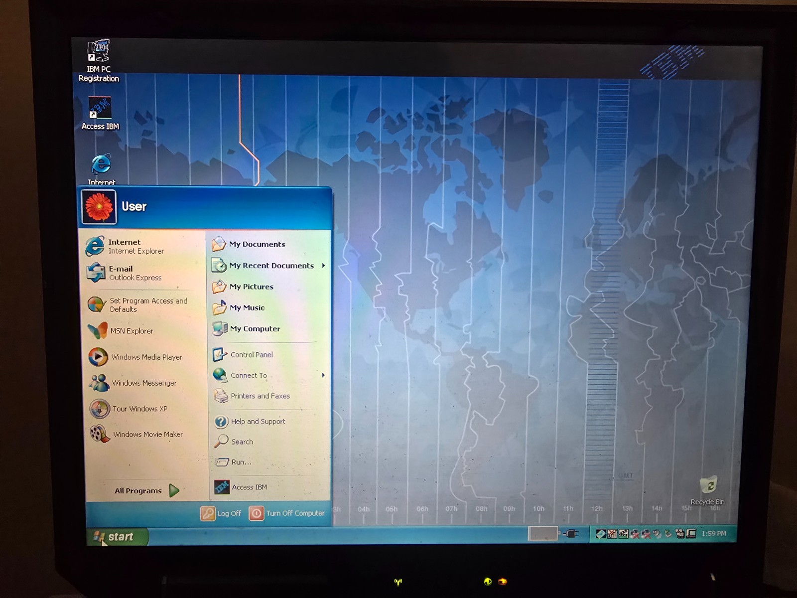 Vintage IBM ThinkPad R40 Windows XP Pro Factory Restore Pentium M Working