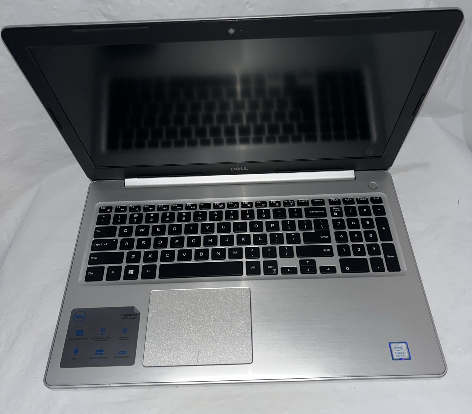 Dell Inspiron 5570 15.6″ i7-8550U@1.80GHz, 8GB RAM, 256GB M2, Win 11 Home *READ*