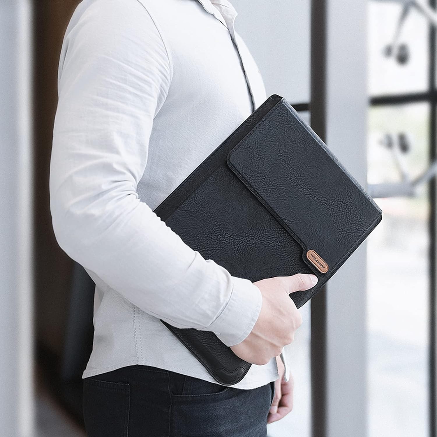 Laptop Sleeve PU Leather for Razer 15″ 15.6 Inch Acer Aspire 5 HP Notebook 2020