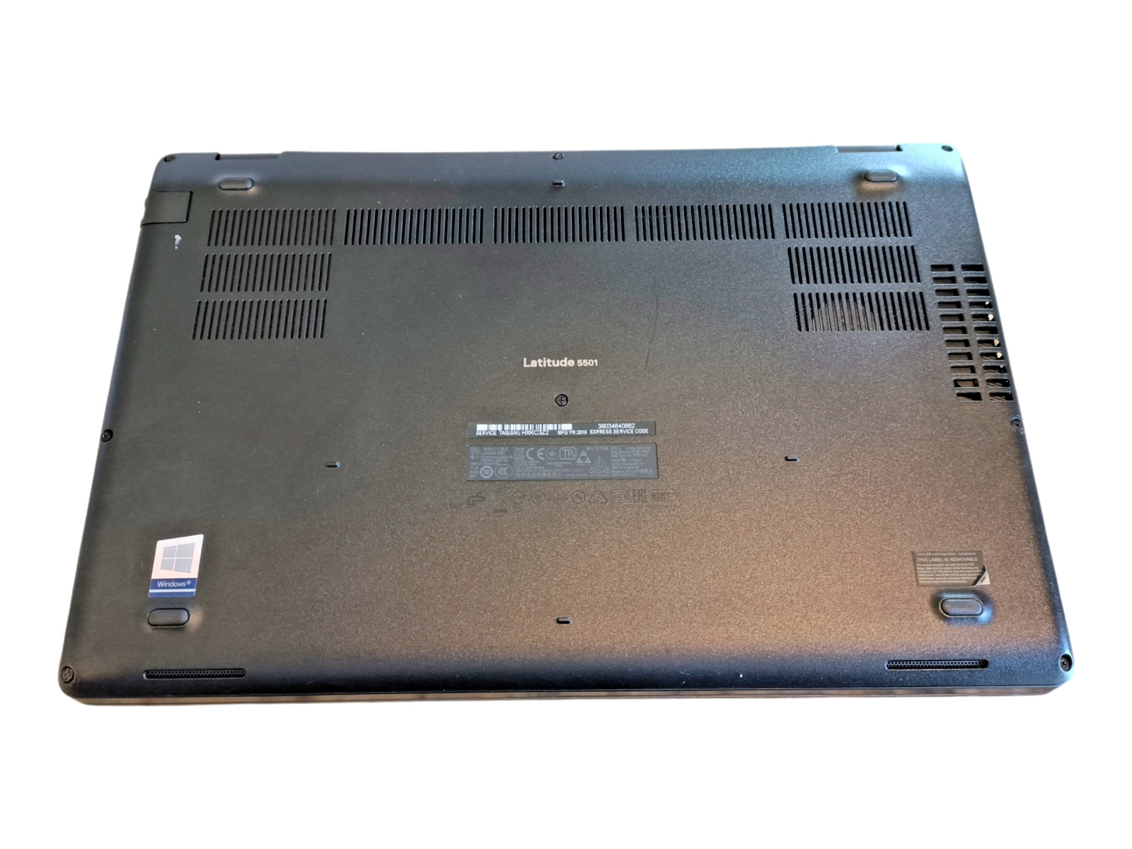 Dell Latitude 5501 15.6″ i5-9300H 2.4GHz 16GB RAM WIN11 Pro NO SSD NO A/C