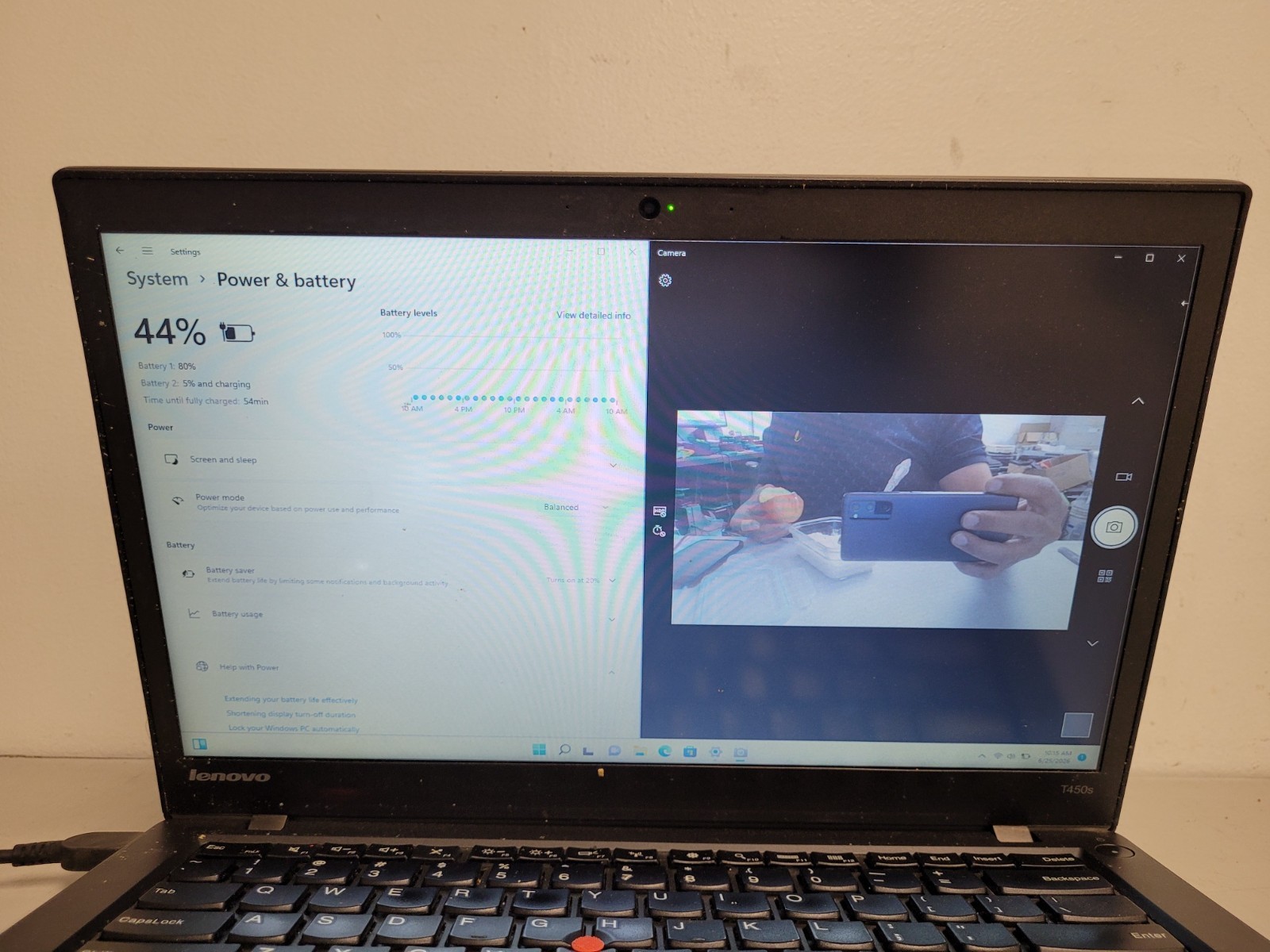 Lenovo ThinkPad T450s 14″ i5-5300u 2.3ghz 8gb ram 128gb ssd w11p USED PCOA83QD