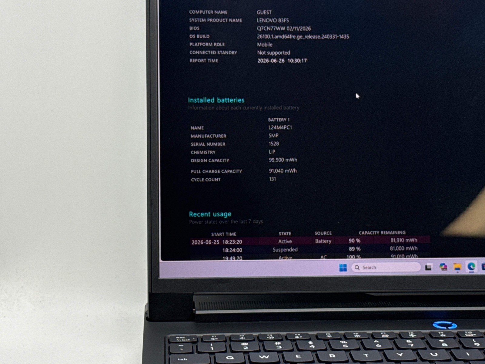 Lenovo Legion Pro 7 16IAX10H 16″ Ultra 9 275HX 64GB RAM 2TB SSD RTX 5080 16GB