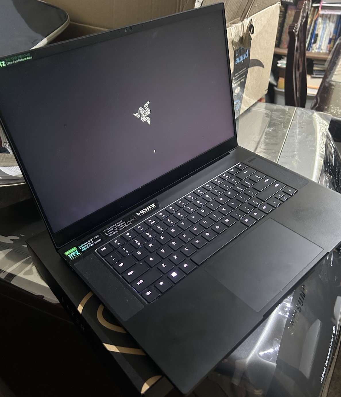 Razer Blade 15 2022 RTX 3060, 11th Gen I7, QHD 240Hz Gaming Monitor