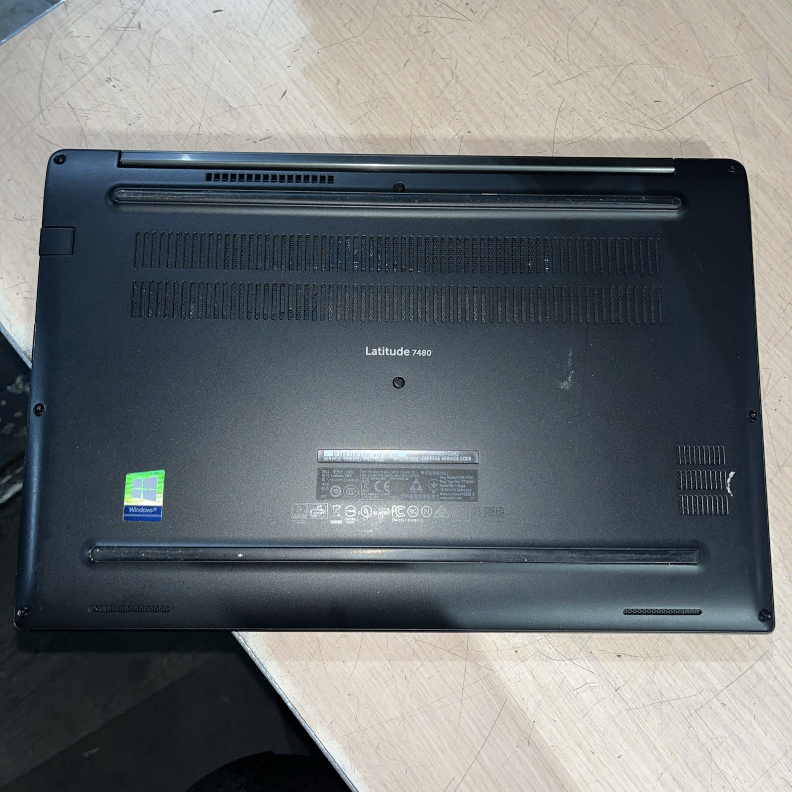 DELL LATITUDE 7480 INTEL CORE I7-7600U 8GB RAM NO HD ,