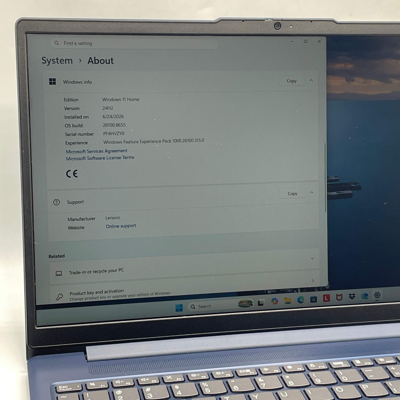 Lenovo IdeaPad Slim 3 15IRU8 15.6″ i3-1315U 1.2GHz 8GB RAM 512GB SSD