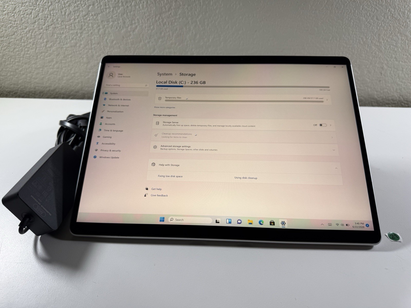 Microsoft Surface Pro 8 (1982) i5-1145G7 – 16GB RAM – 256GB 120Hz – Win 11 Pro