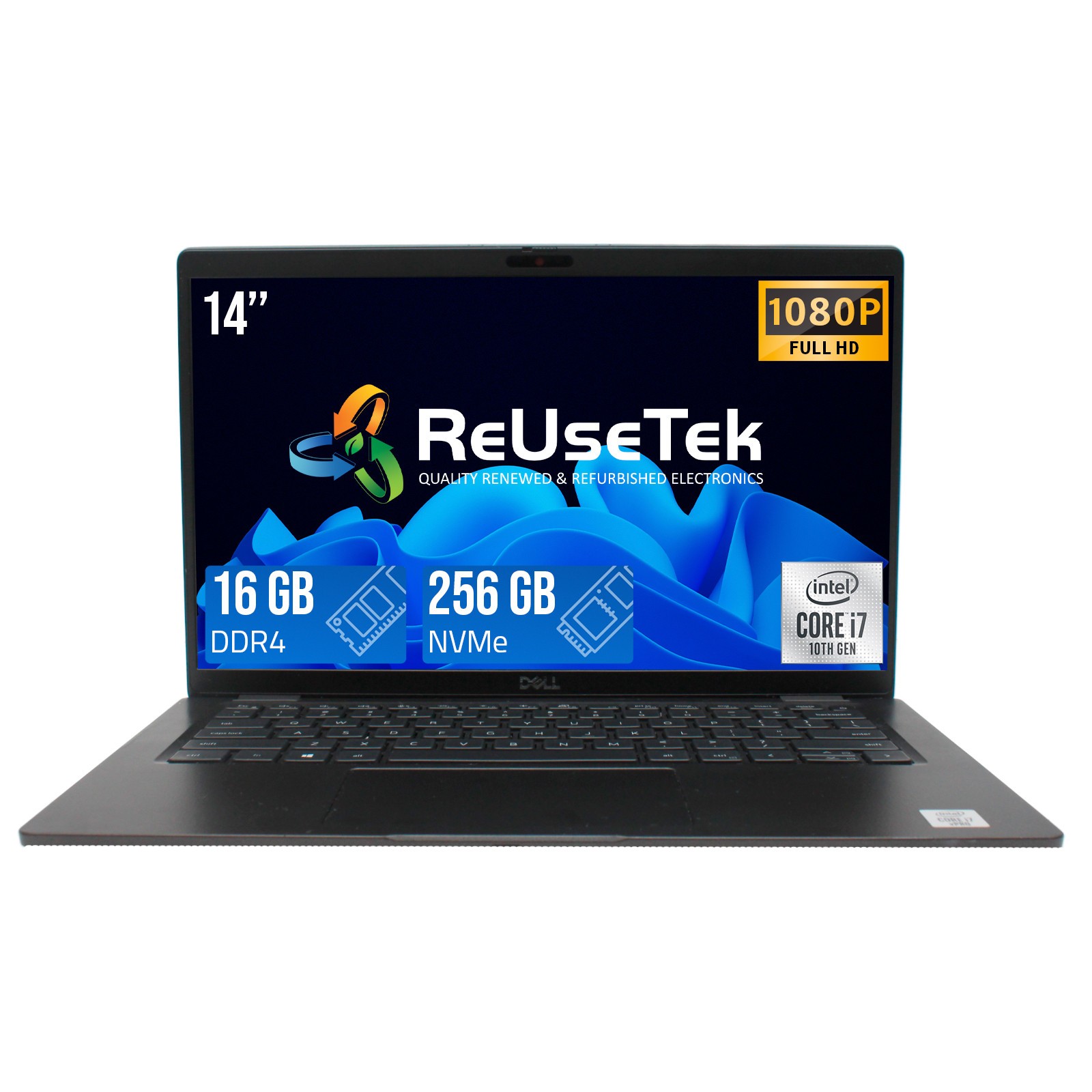 Dell Latitude 7410 14″ FHD Intel i7-10610U 16GB RAM 256GB NVMe Win 11 Pro Laptop