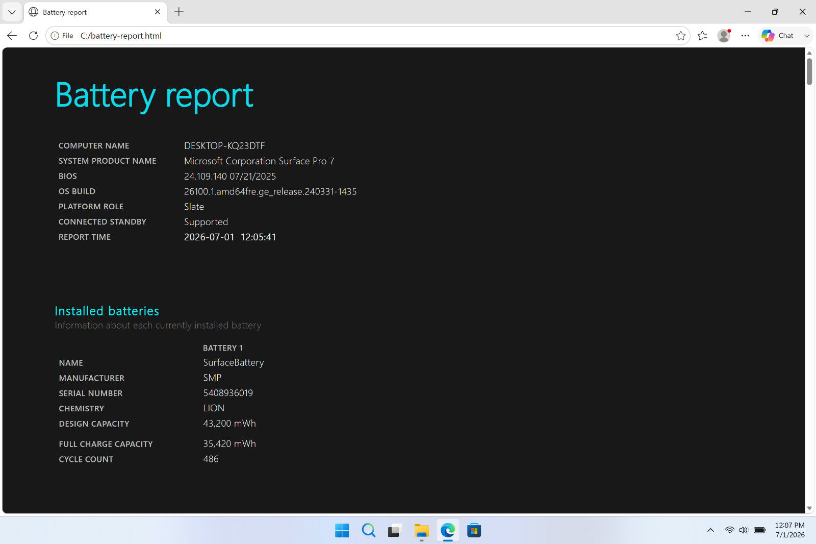 Microsoft Surface Pro 7 12.3″| i7-1065G7 | 16GB RAM | 256 GB NVMe | W11Pro
