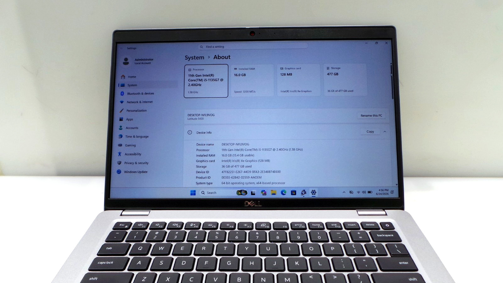 Dell Latitude 5430 | 14″ | i7-1265U 1.80GHz | 16GB RAM 512GB NVMe | WIN 11 PRO