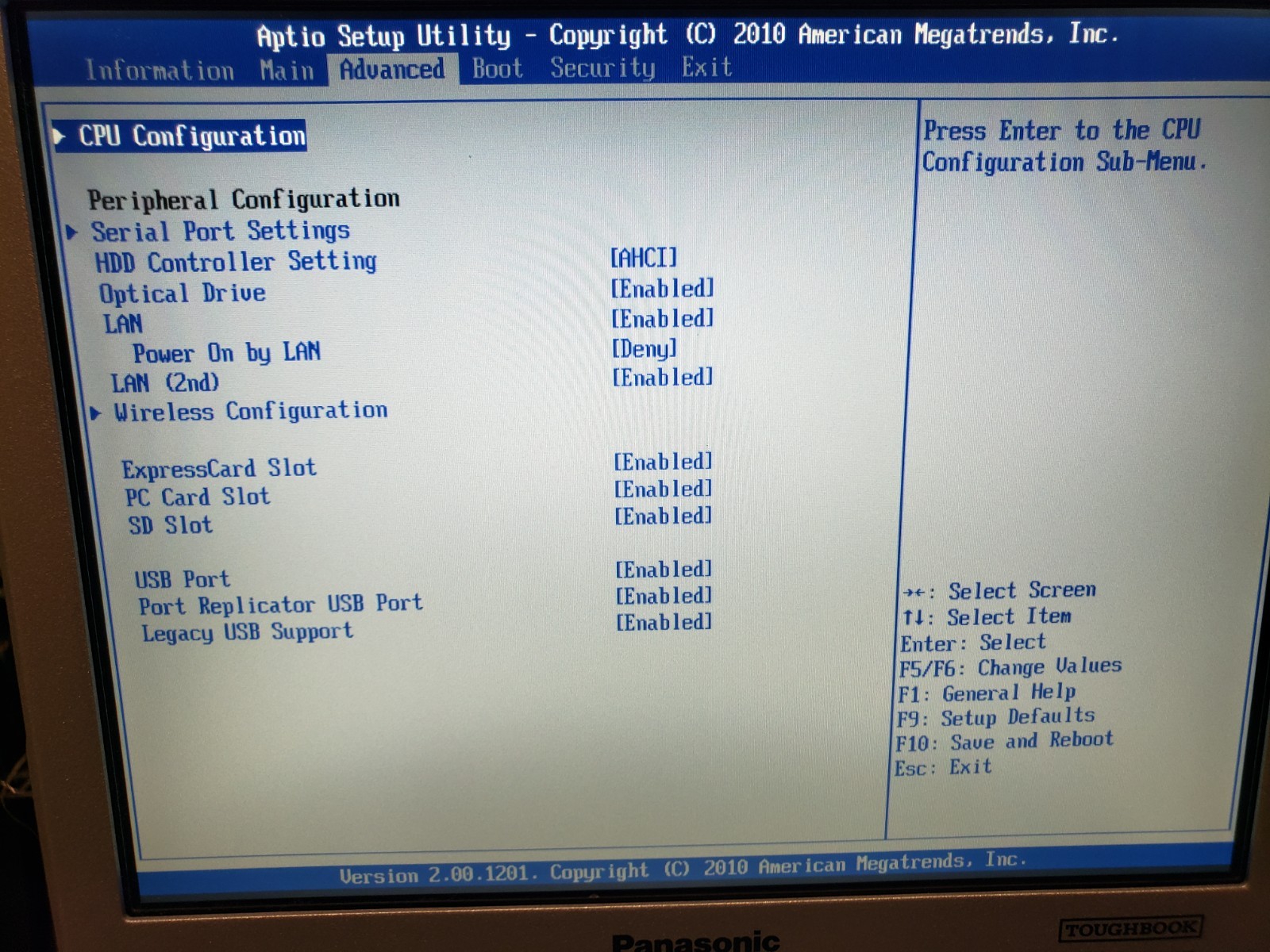 Panasonic Toughbook CF-31 Laptop Intel i5-M520 2GB *No HD, *No Caddy, *READ