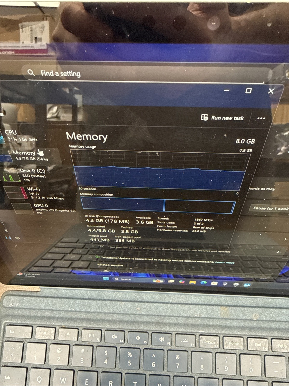 Microsoft Surface Pro 1796 Read Description!! No Charger! As Is