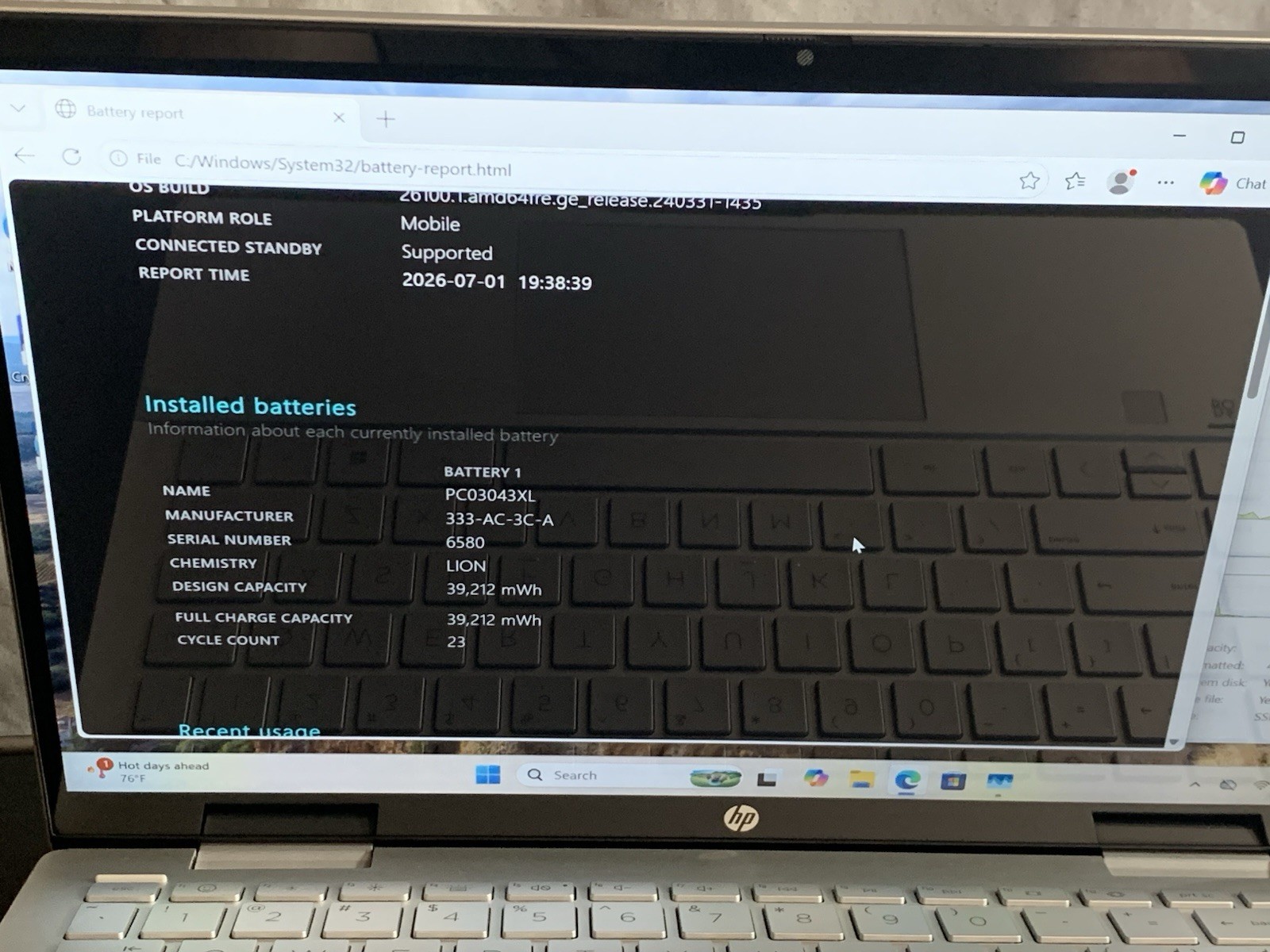 HP Pavilion x360 14-ek0033dx i5-1235U 8GB 512GB SSD Win11 14in Touch FHD Silver
