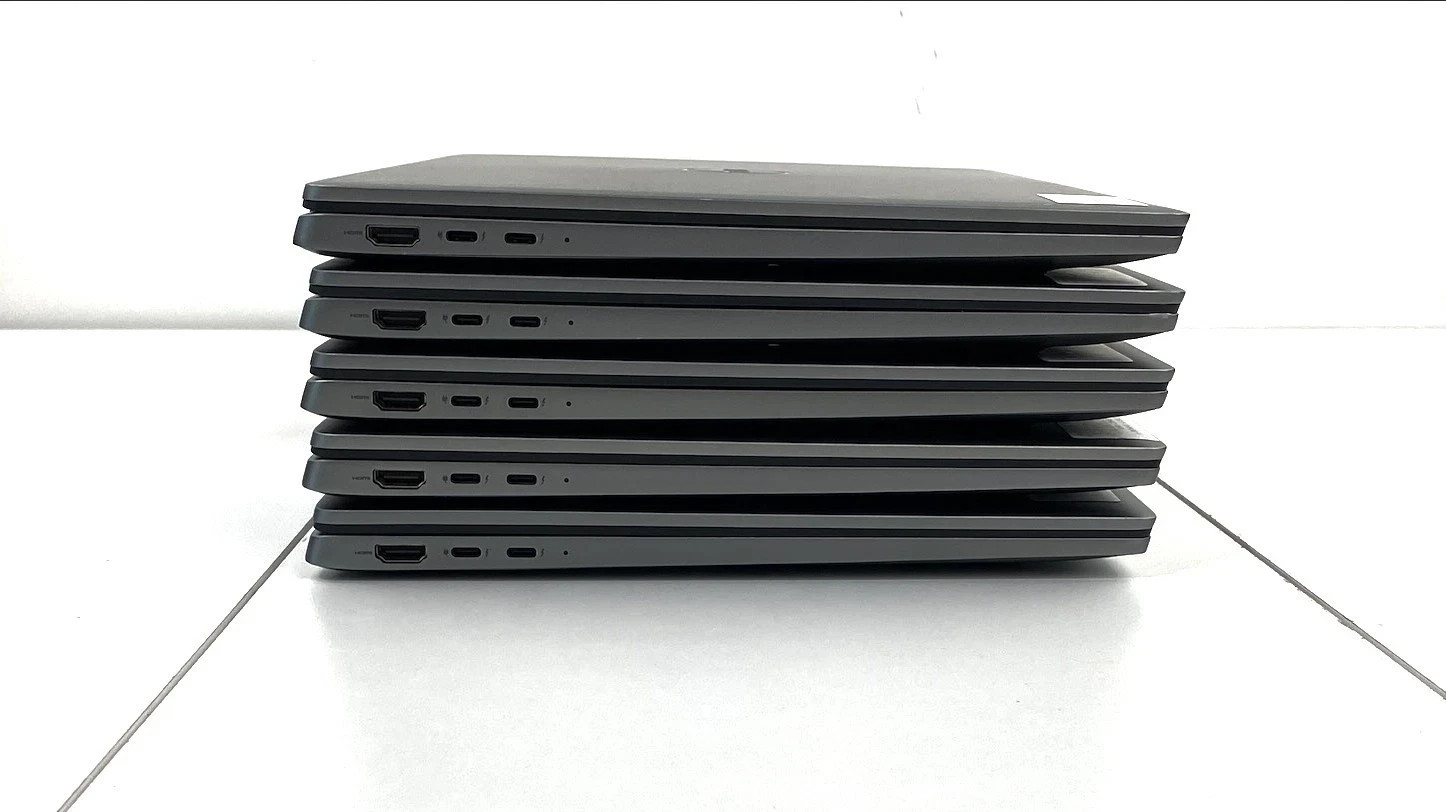 Lot of 5 Dell Latitude 7640 Core i7 13th Gen 1.80GHz 1365U 32GB 500GB Grade-B.