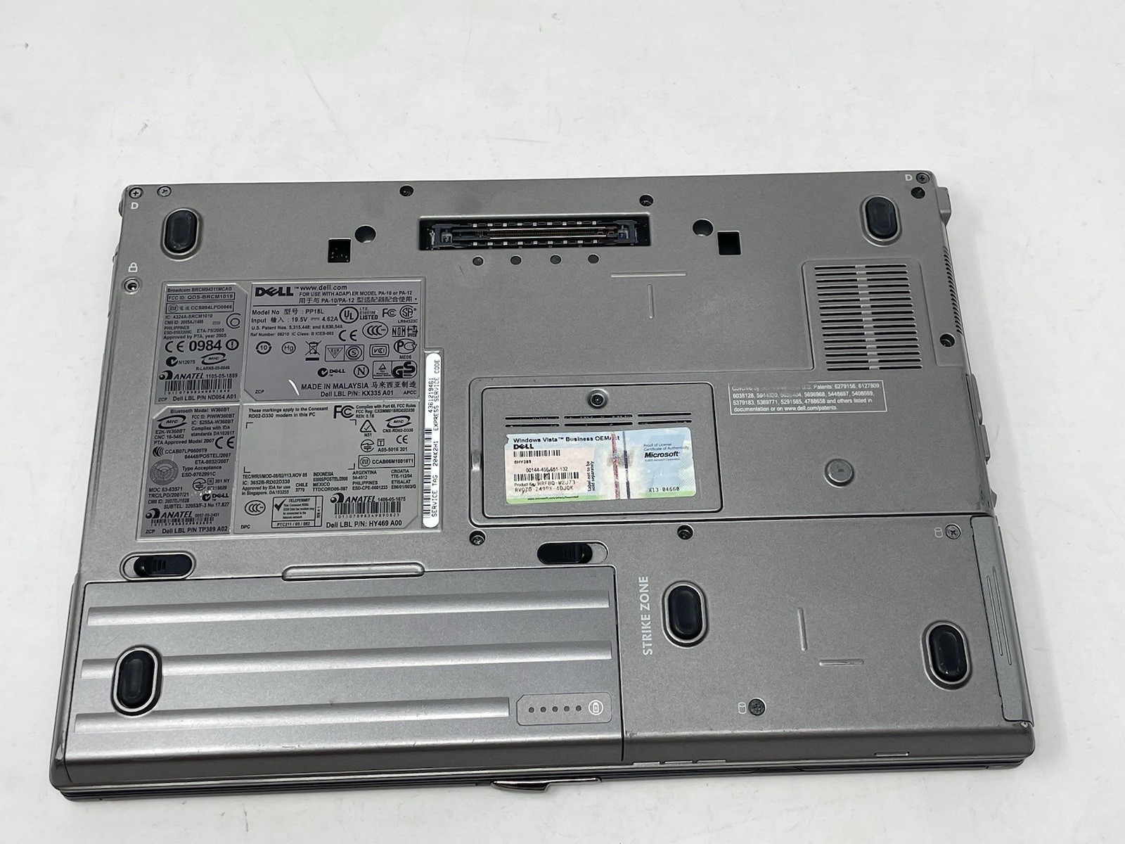 Bad Batt Dell Latitude D630 Laptop Core 2 2.50GHz 2GB RAM NVIDIA Quadro NVS 135M