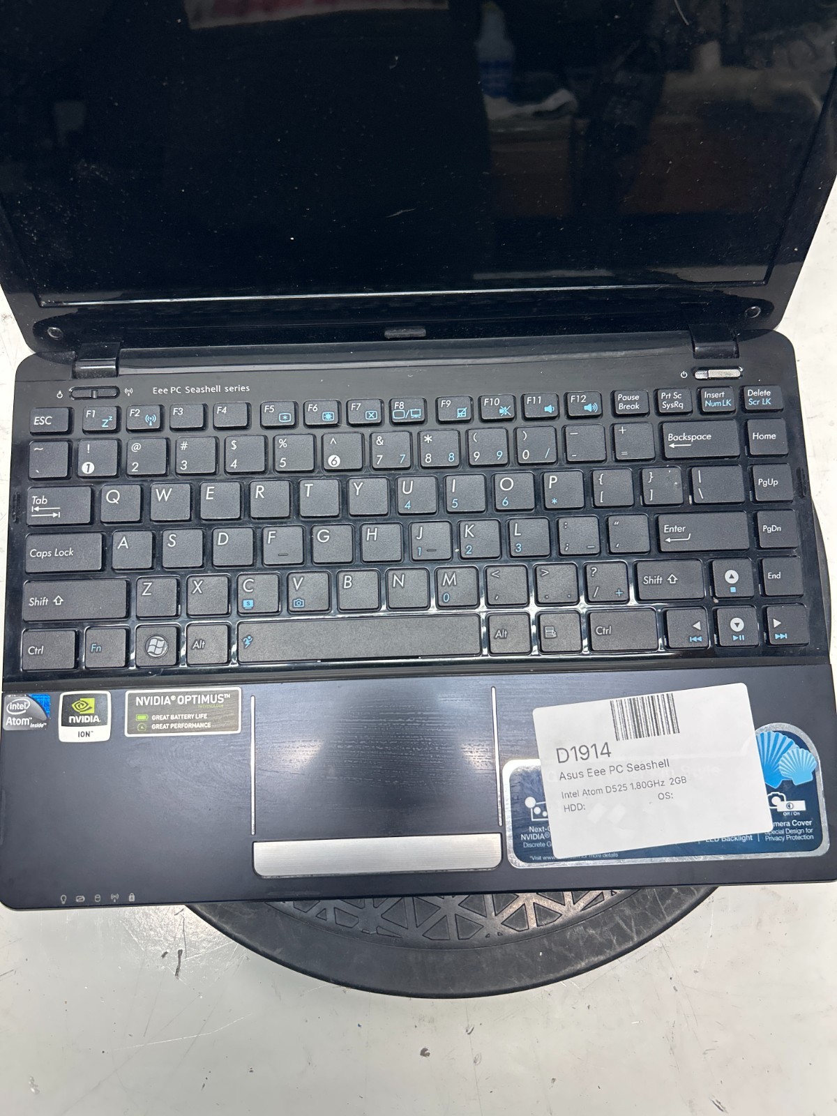 Asus Eee PC Seashell Series Intel Atom D525 1.80GHz 2GB NO HDD