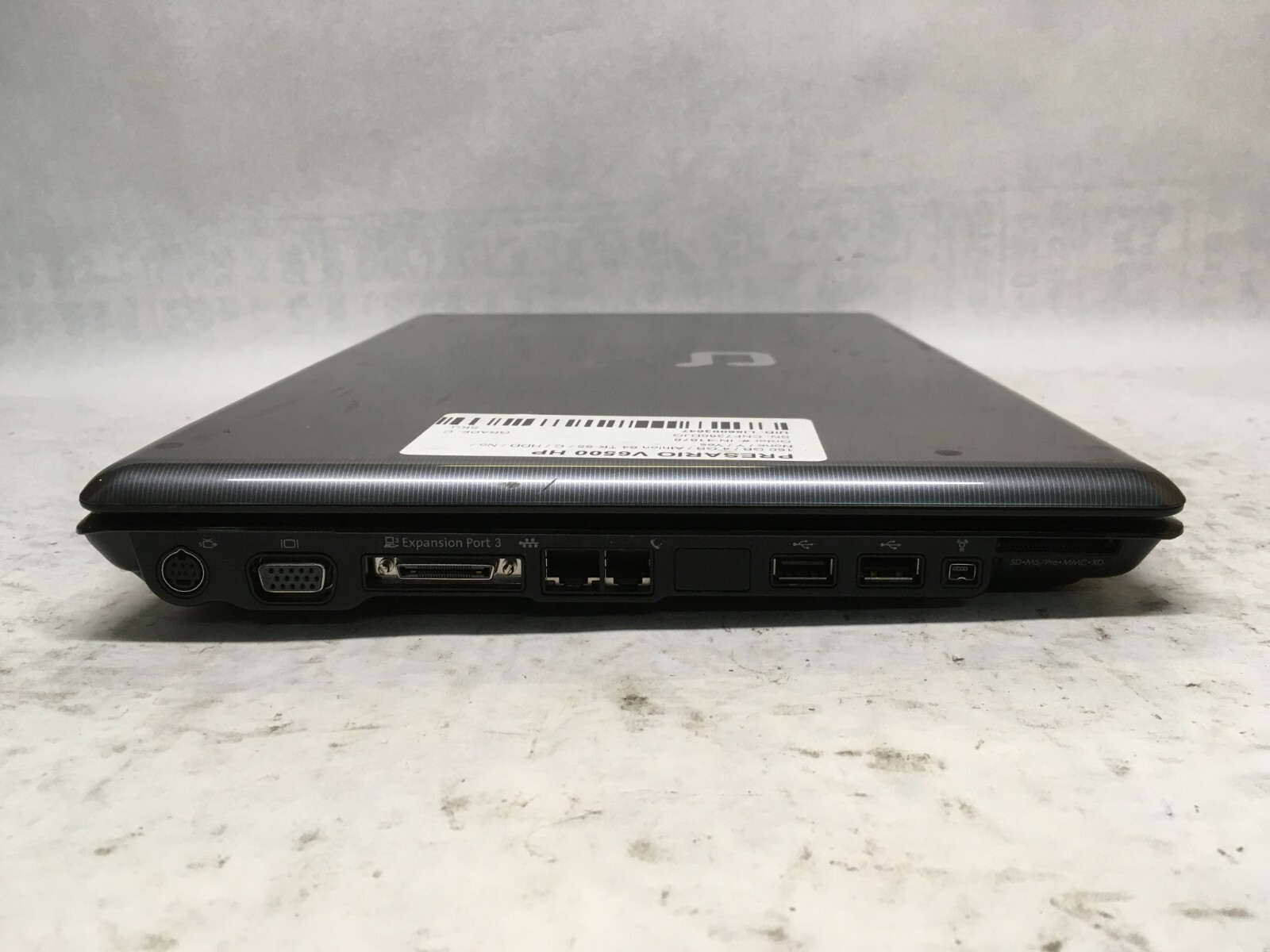 HP Presario V66620us 15″ [AS IS] AMD Athlon 64 X2 Dual Core @ 1.8 GHz – JZ