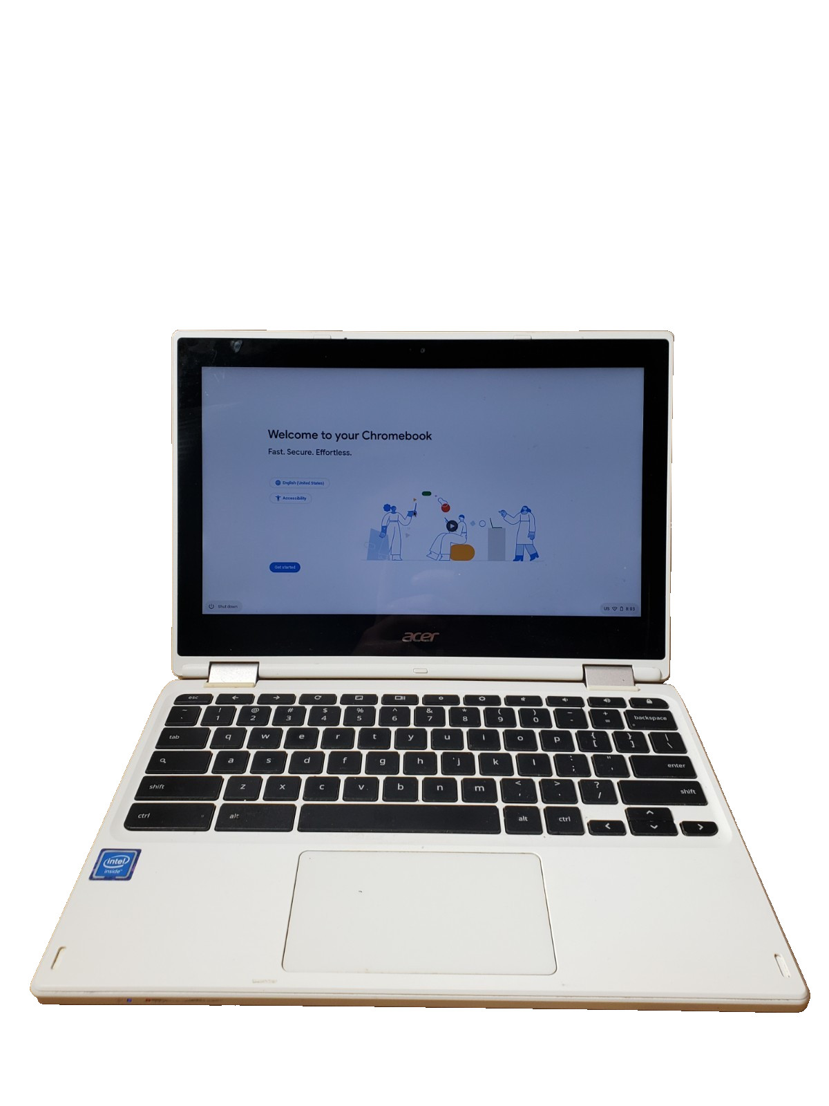 Acer N15Q8 Chromebook Celeron N3160 1.6GHz 4GB Ram 32GB eMMC Storage Chrome OS
