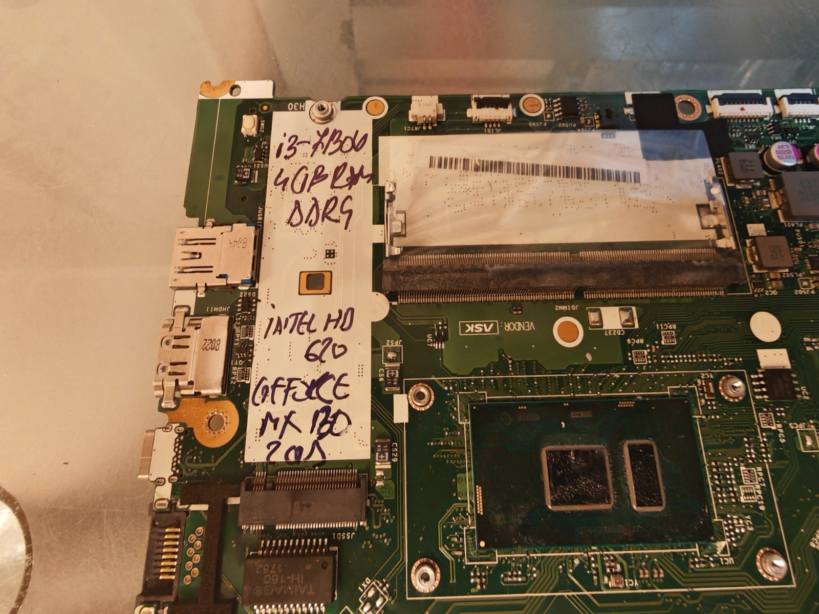 ACER A315-53 A515-51 MOTHERBOARD LA-E892P I3-7130U INTEL HD 620 GEFORCE MX130 #