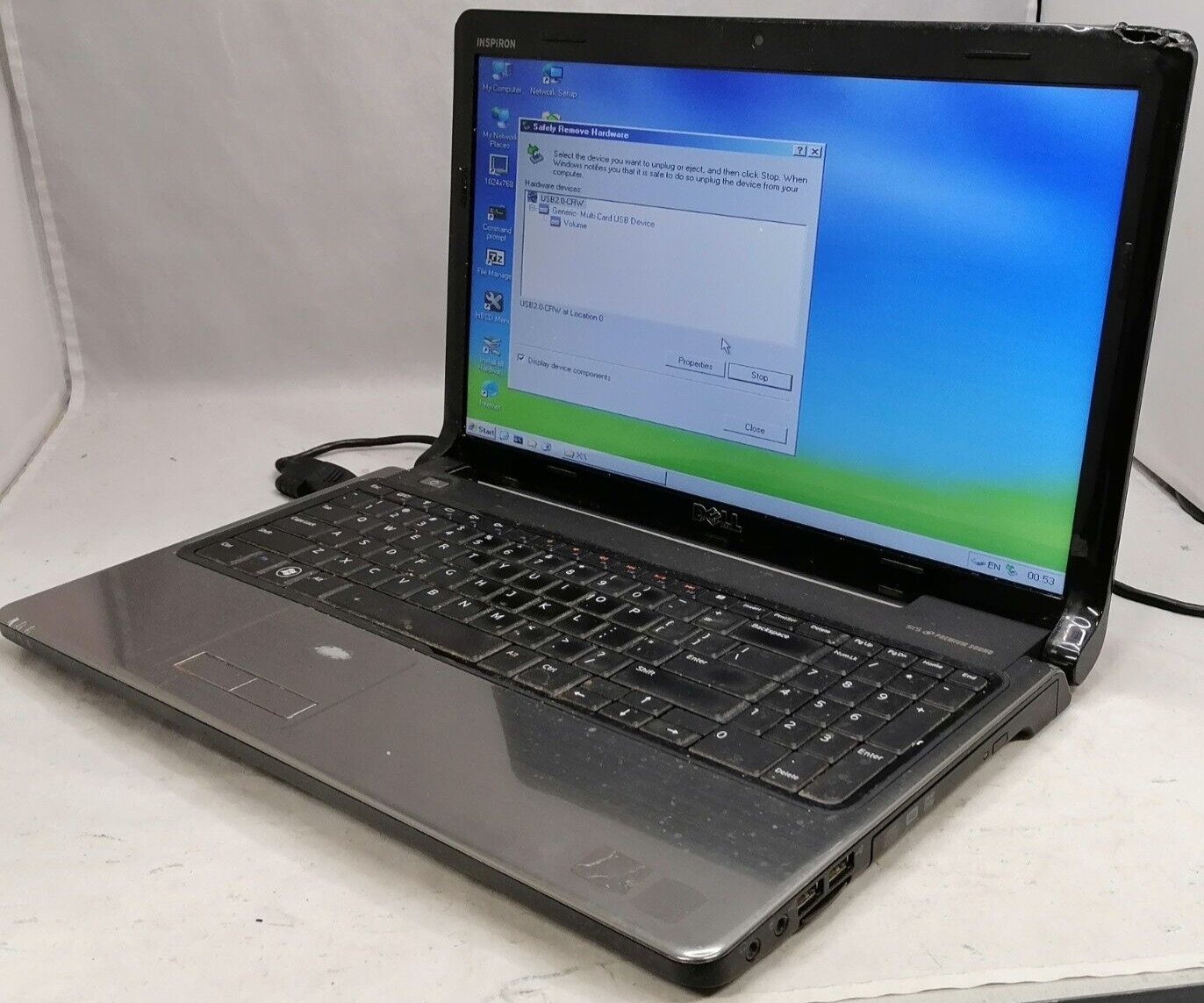 FOR PARTS 15.6″ Dell Inspiron 1564 (i3-330M/4 GB RAM/NO HDD)