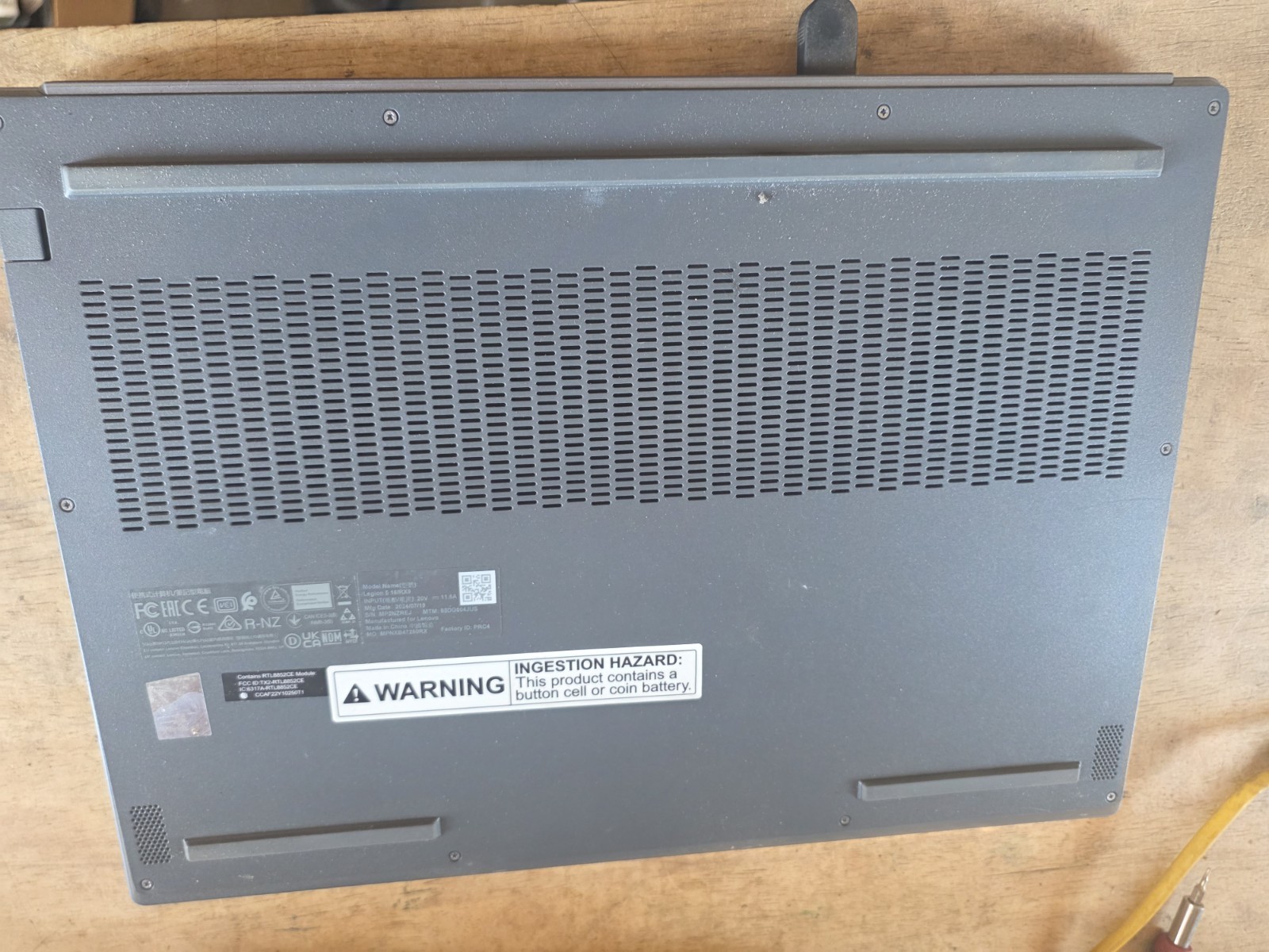 Lenovo LEGION 5 16IRX9 16″ Laptop Intel Core i9-14900HX Rtx4060 Power