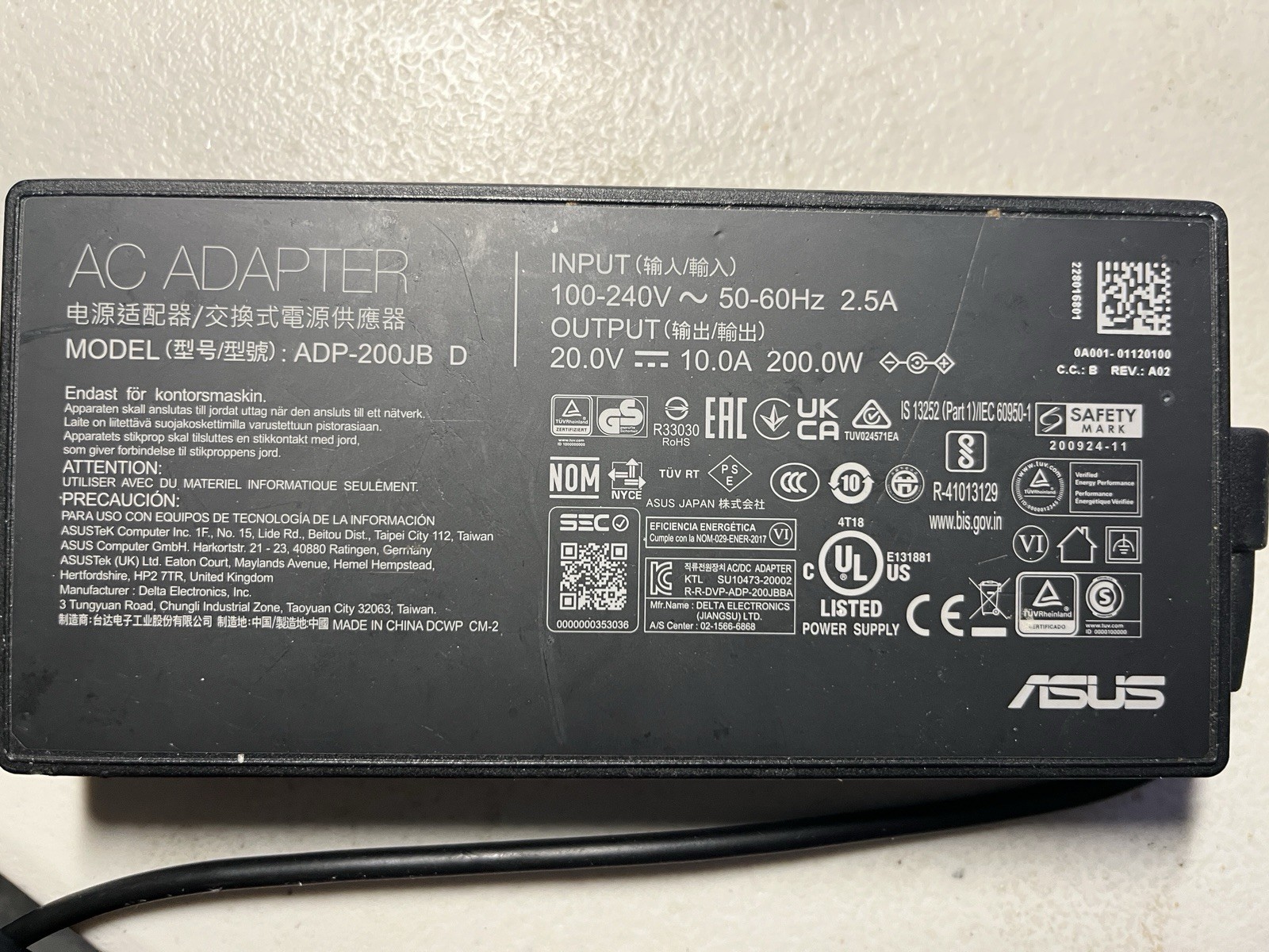 ASUS Laptop Tuf Gaming A15 FA507RE 15.3″ Ryzen 7 6800H RTX 3050 Ti no ram/ssd