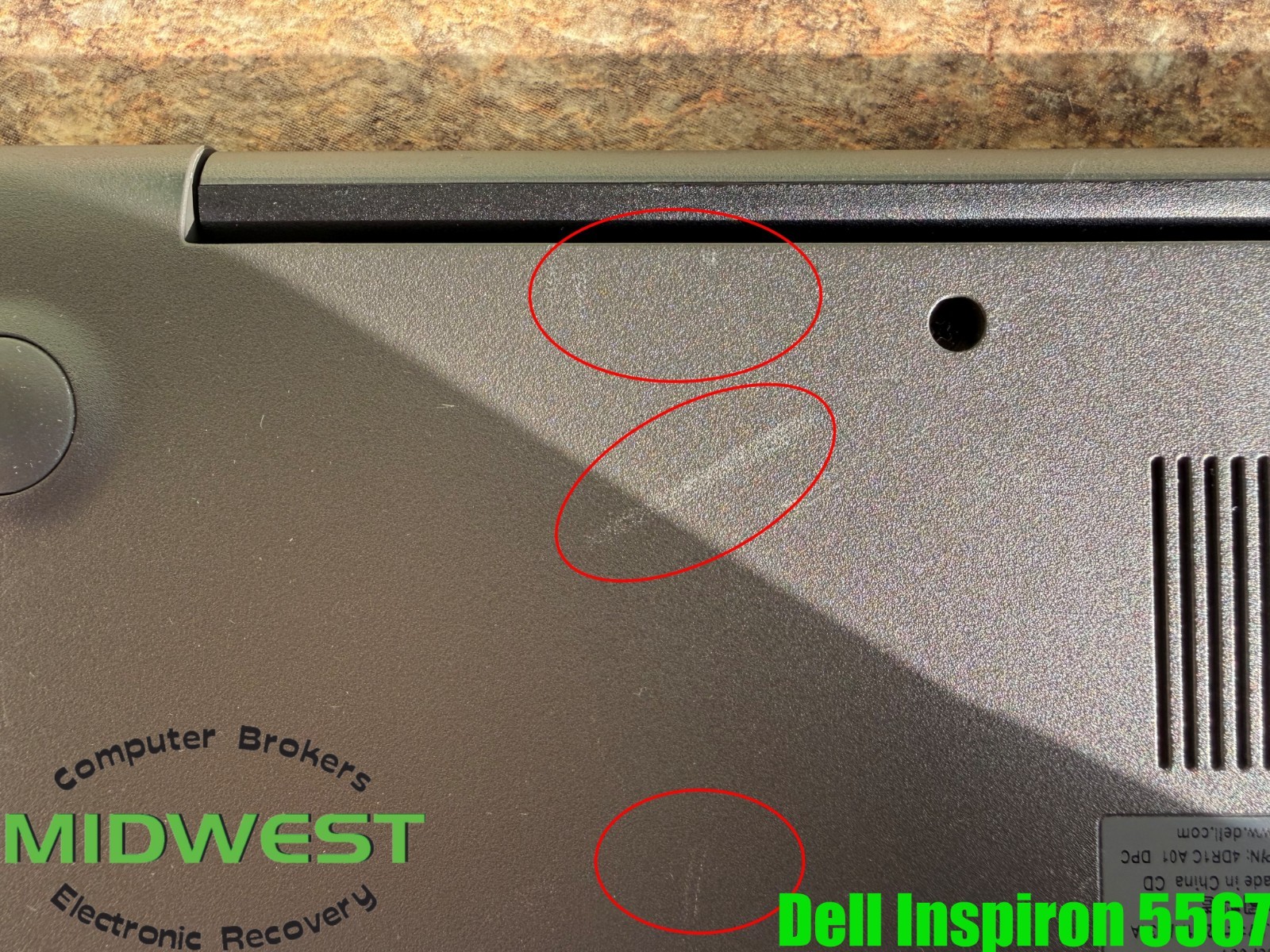(Lot of 3) Dell Inspiron Laptops i3-8145U/i7-7500U/AMD Ryzen 3 2300U (See Desc.)