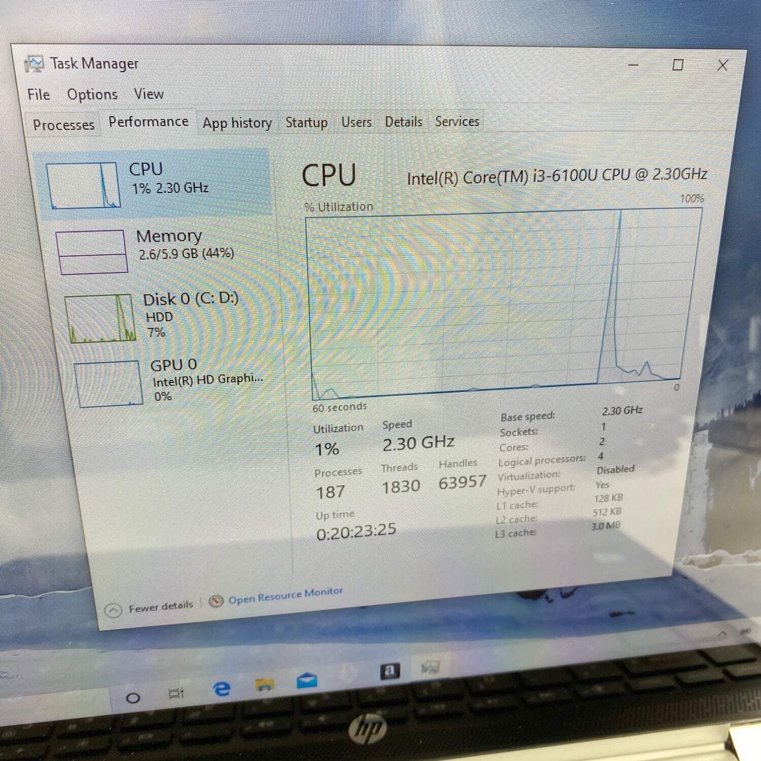 HP Pavilion x360 Convertible PC M3-U001DX 13.3″ Core i3-6100U 6GB RAM 500GB HDD