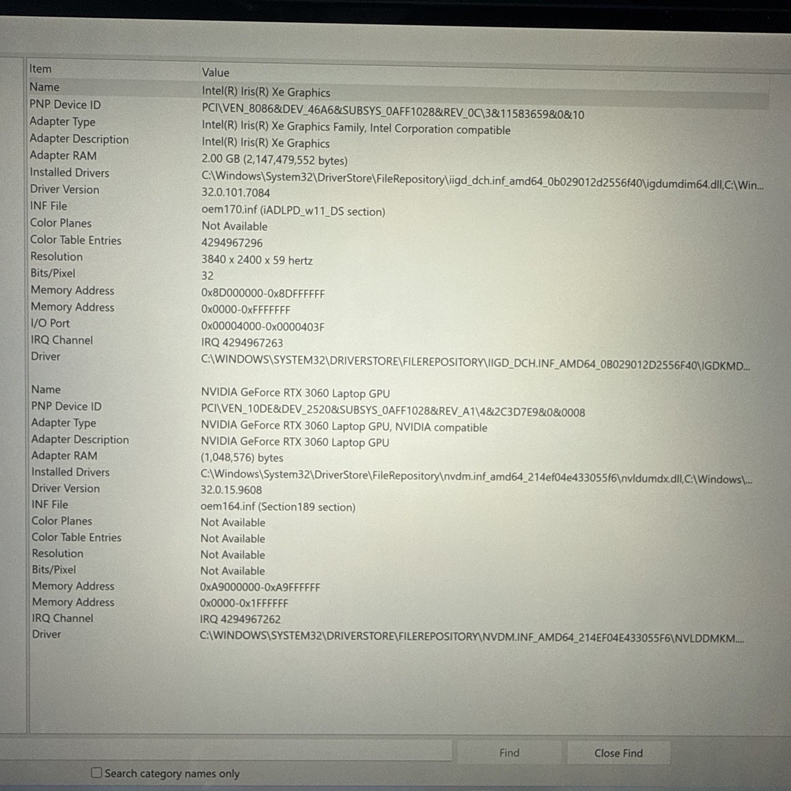 Dell XPS 17 9720 Intel i9-12900HK, 64GB RAM, 2TB SSD, NVidia GeForce RTX 3060