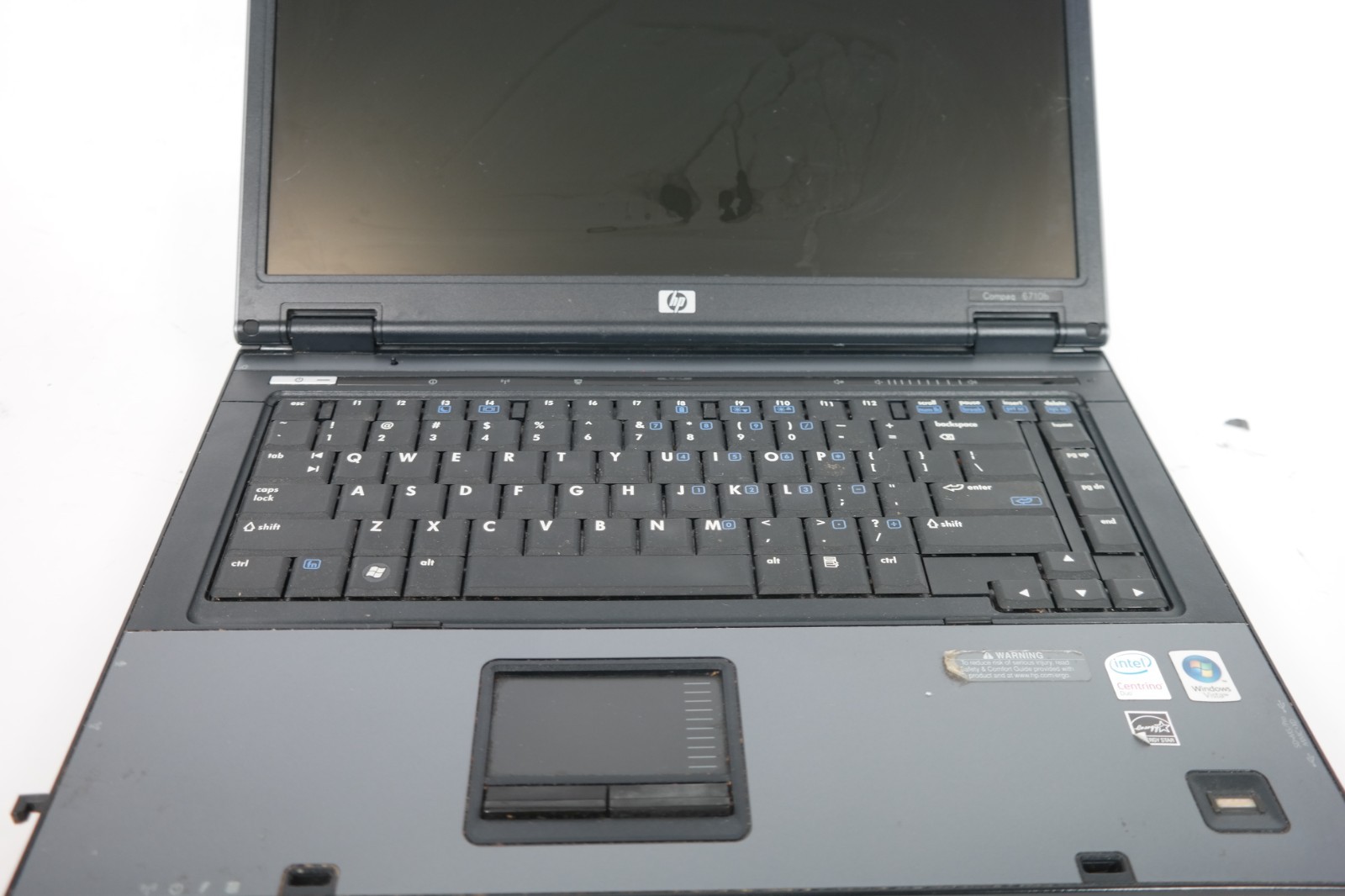 HP Compaq 6510b/Centrino Duo T7100/2GB RAM/No Storage/Bad Battery/Parts