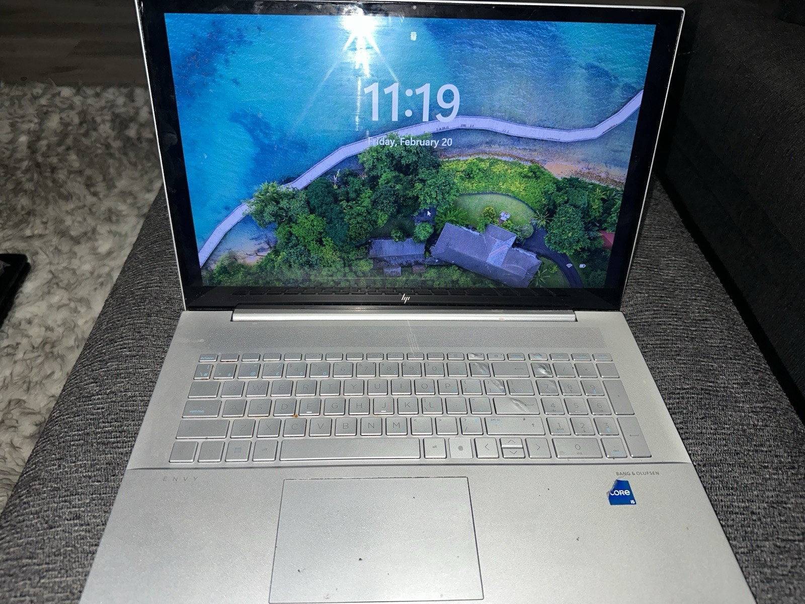 HP ENVY 17-ch1xxx Laptop, i5, 8GB RAM, 477GB SSD, 17″, Silver, Windows 11 Pro
