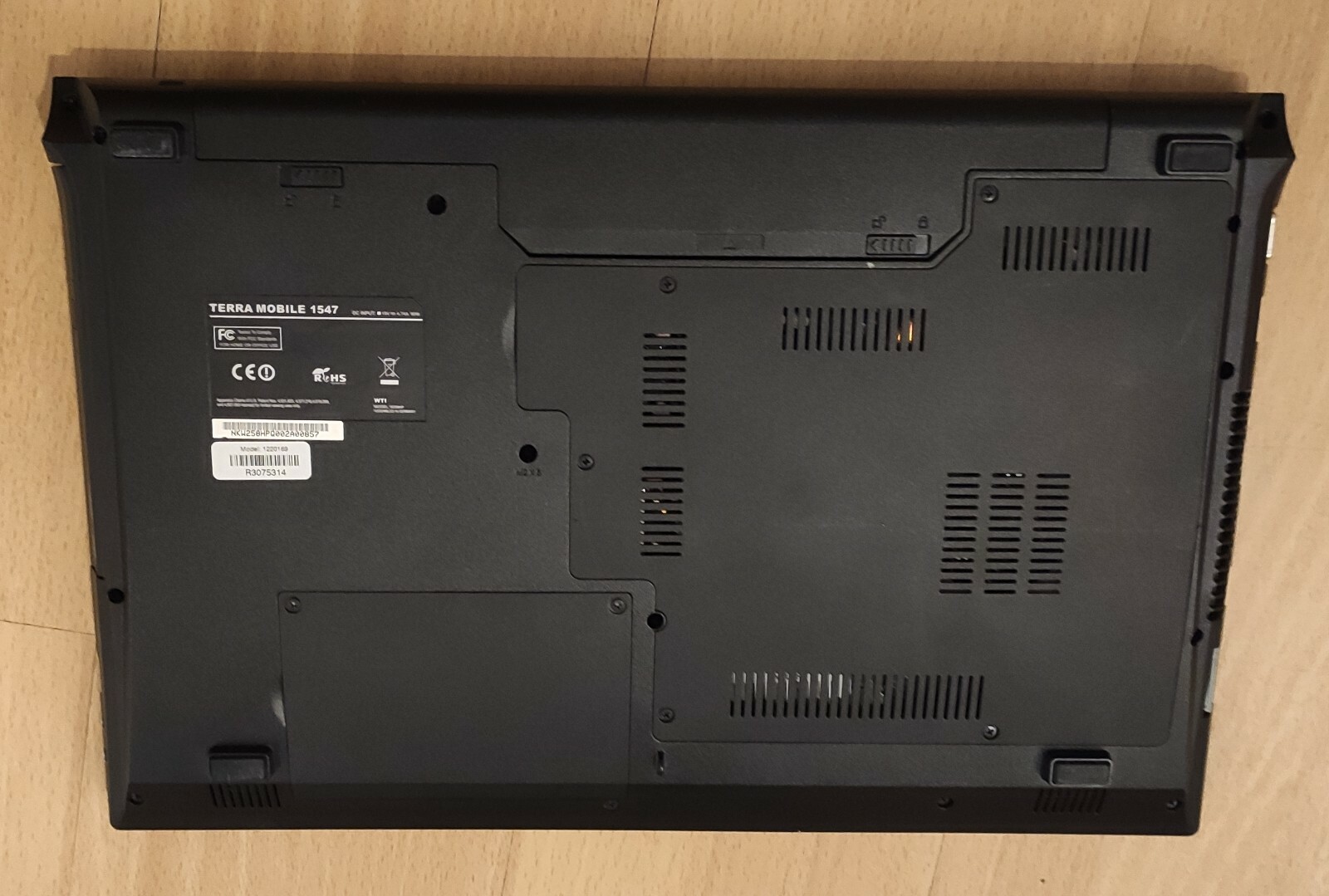 Wortmann Terra Mobile 1547 Laptop | Intel i3, 4GB Ram, 150GB HDD, Windows 7 HB