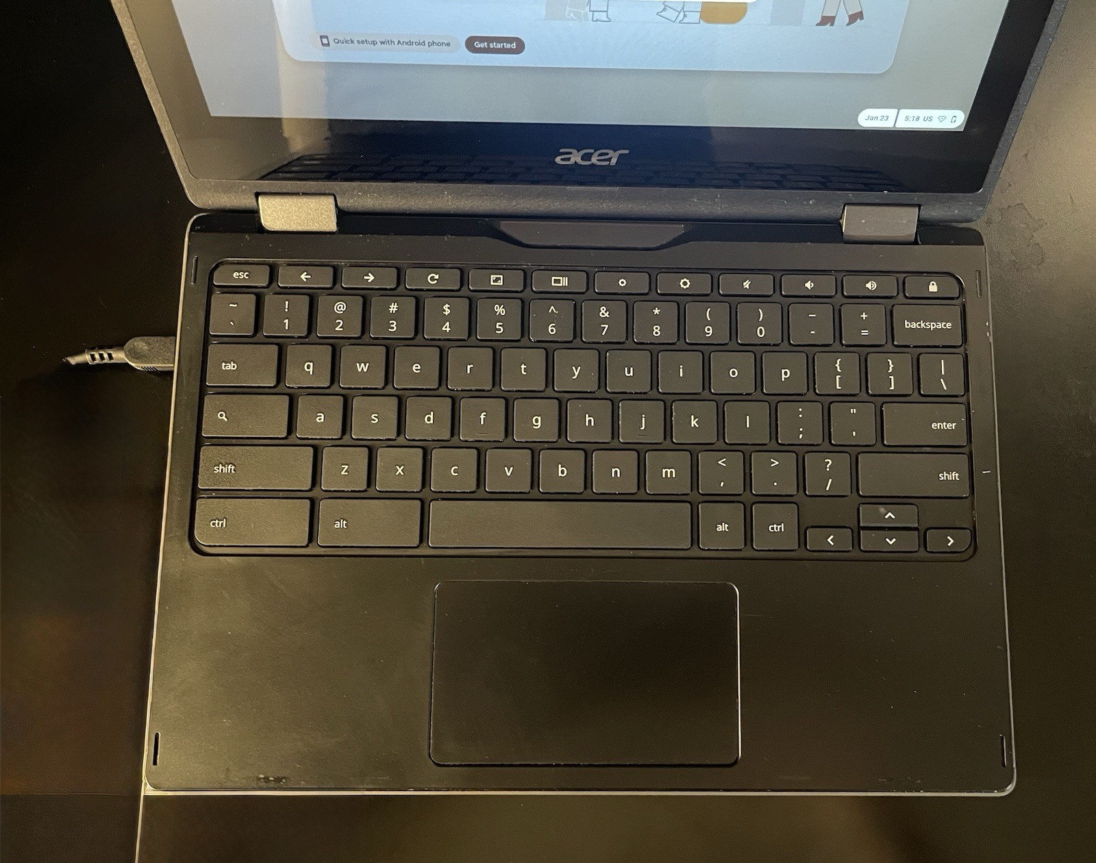 Acer Chromebook/Tablet R752T 4GB 32GB Model N18Q6 Laptop Black No Charger