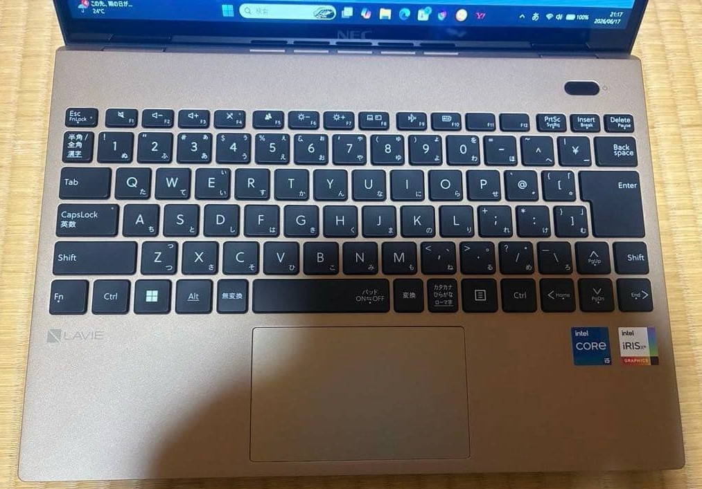 NEC LAVIE N13 Slim N1355/HAC-Y i5-1335U Iris Xe SSD 256GB 16GB 13.3″ WUXGA Win11