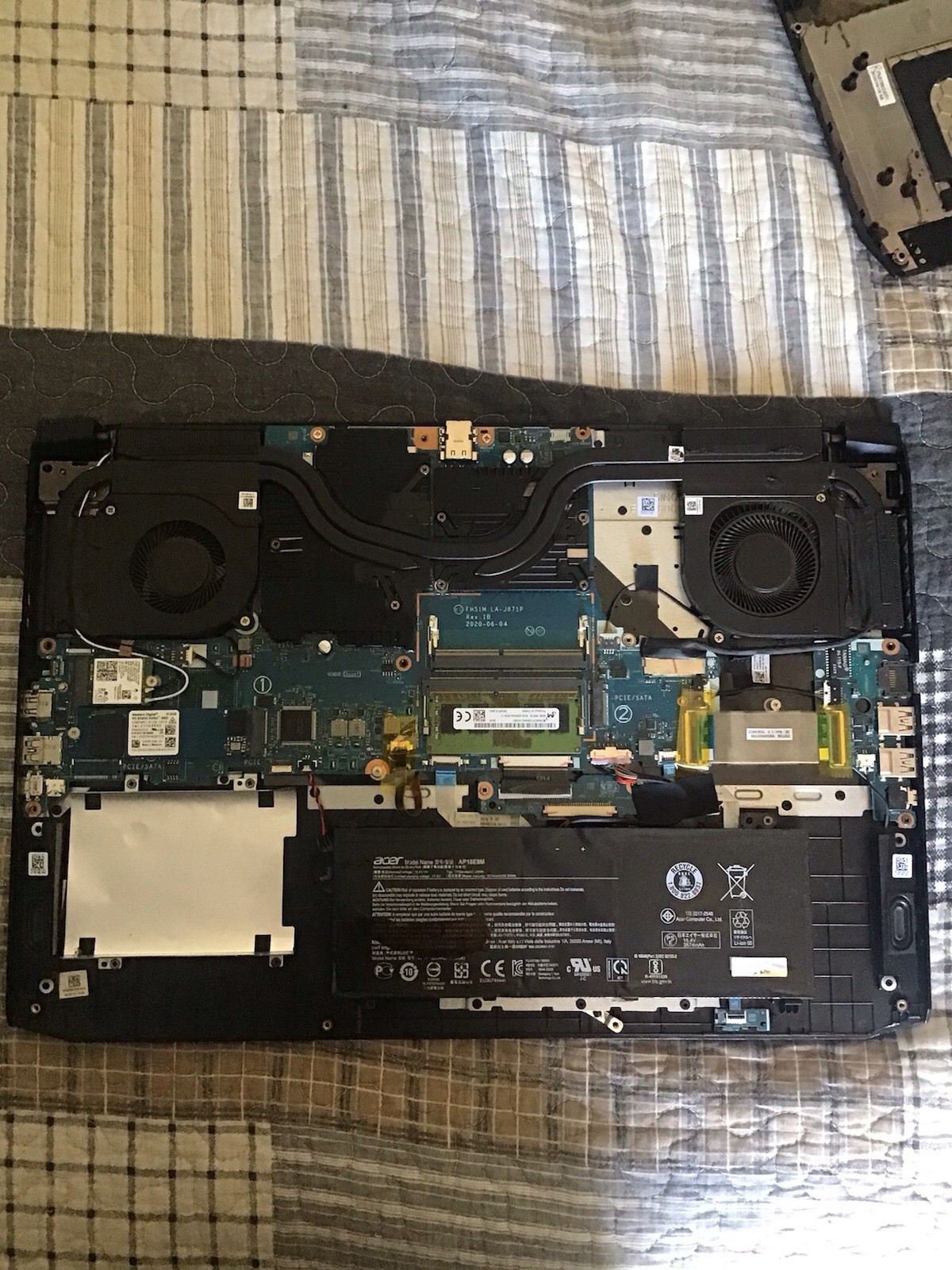 ACER NITRO 5 MODEL (N20C2) I5-10300H GTX1650TI SOLD AS-IS NO RETURN