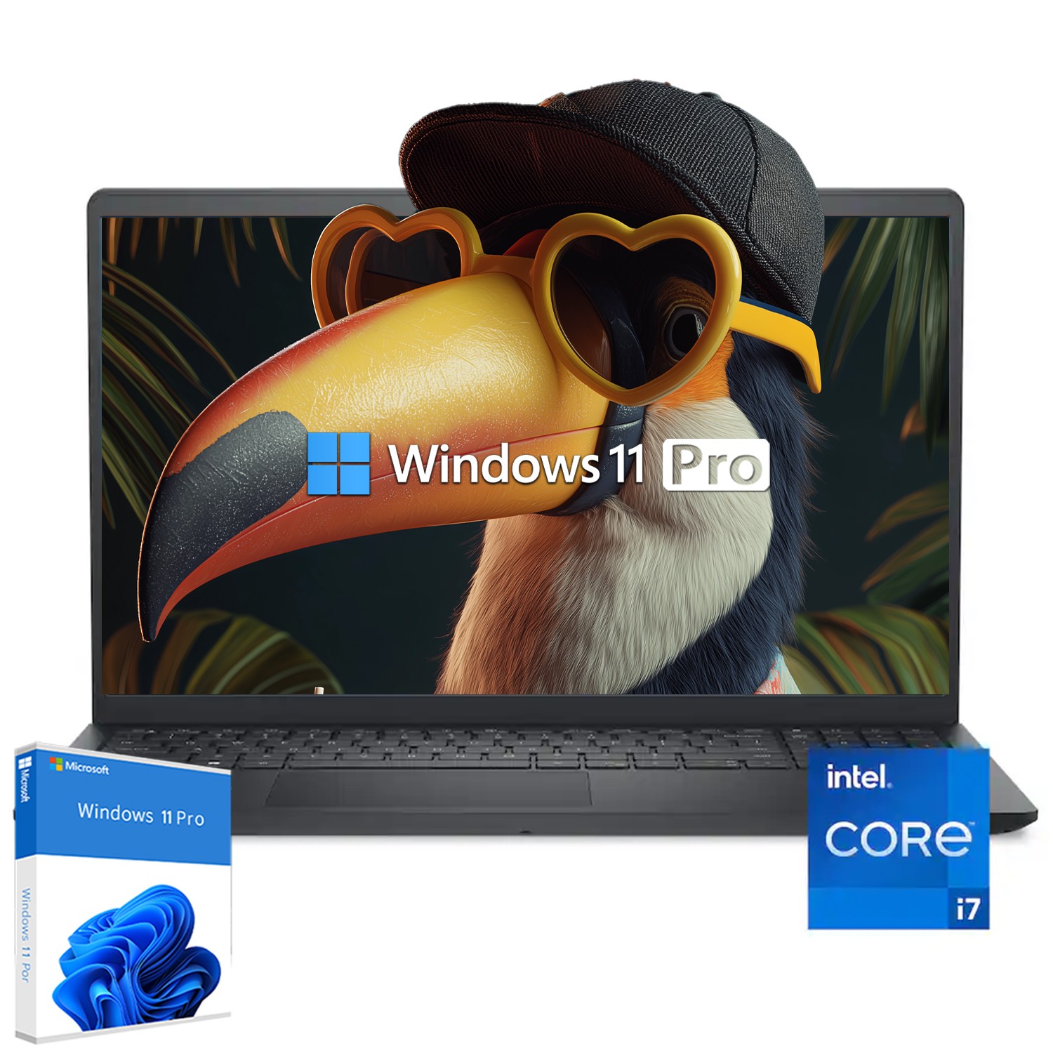 Dell Laptop 15.6″ FHD 2K 60Hz Touchscreen PC 10 core 13th Intel Core i7 Win Pro