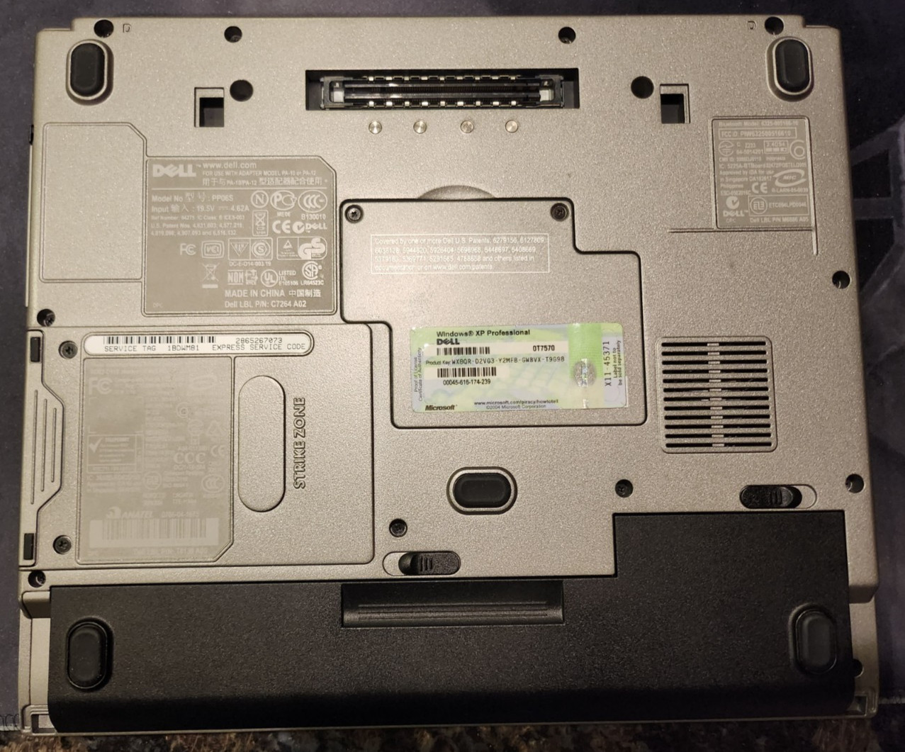 Dell Latitude D410 Pentium M Windows XP 128GB SSD Working Dock AC Wifi 2GB Ram