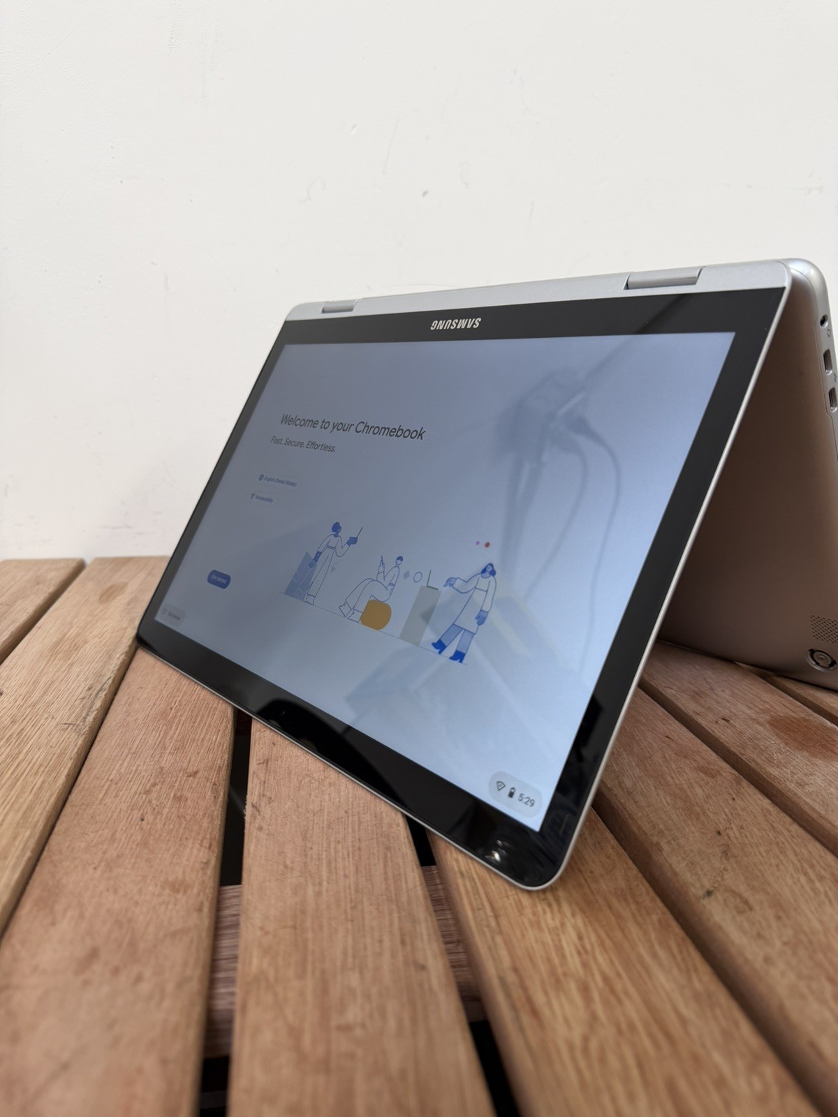 Samsung Chromebook Plus V2 XE520QAB 12.2 2-in-1 4GB 32GB Titan Laptop
