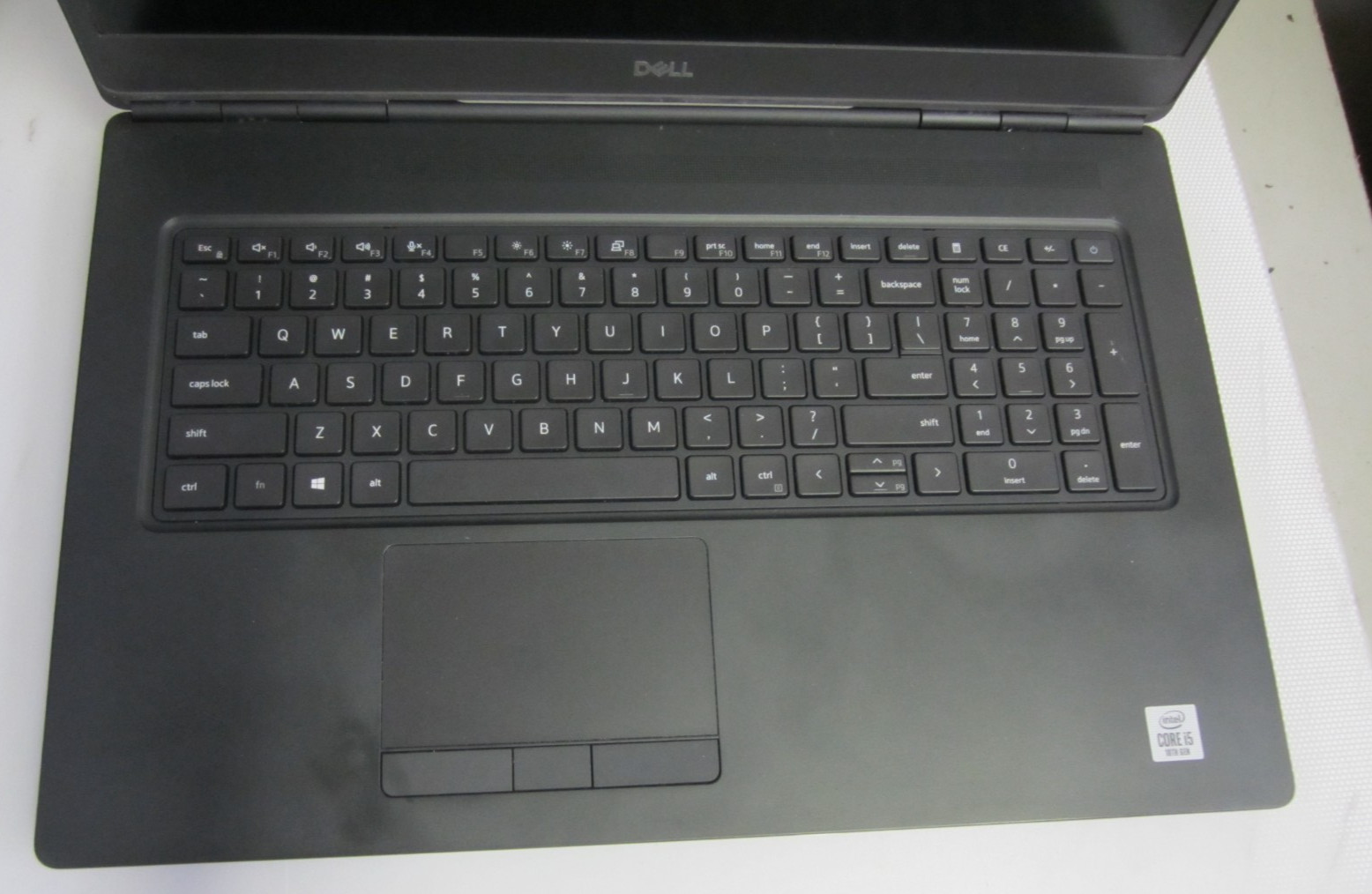 Dell Precision 7750 i5-10400H 2.60GHz 32GB 512GB M2SSD NO OS Laptop +AC BAD BTRY
