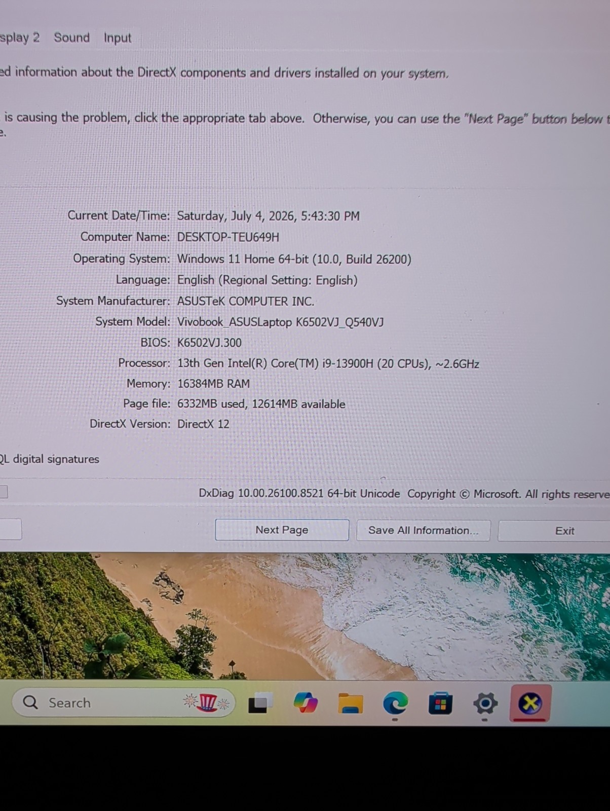 ASUS Creator Laptop, 15.6 OLED 3K, I9-13900H,16GB RAM, 1TB SSD, GeForce RTX 3050