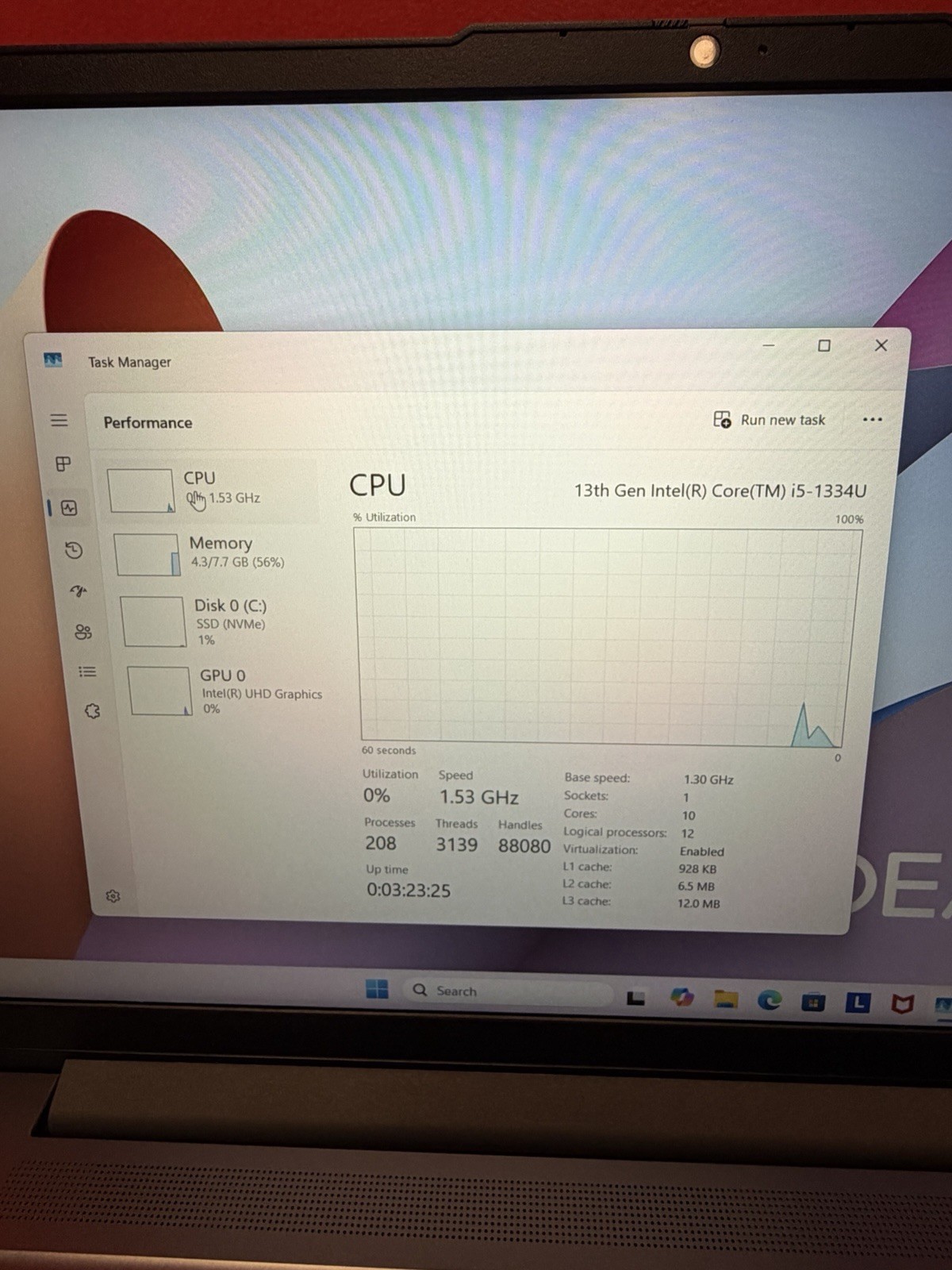LENOVO 82X700EDUS IdeaPad Slim 3 15IRU8 15.6″ FHD i5-1334U 1.3GHz