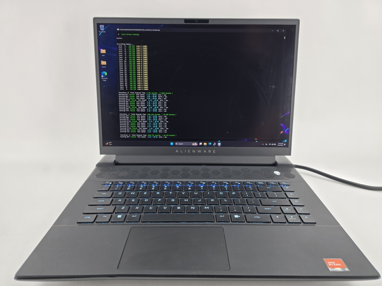 Alienware M16 R1 16″ Ryzen 9 7845HX 16GB 1TB RTX 4080 – For Parts – AS-IS
