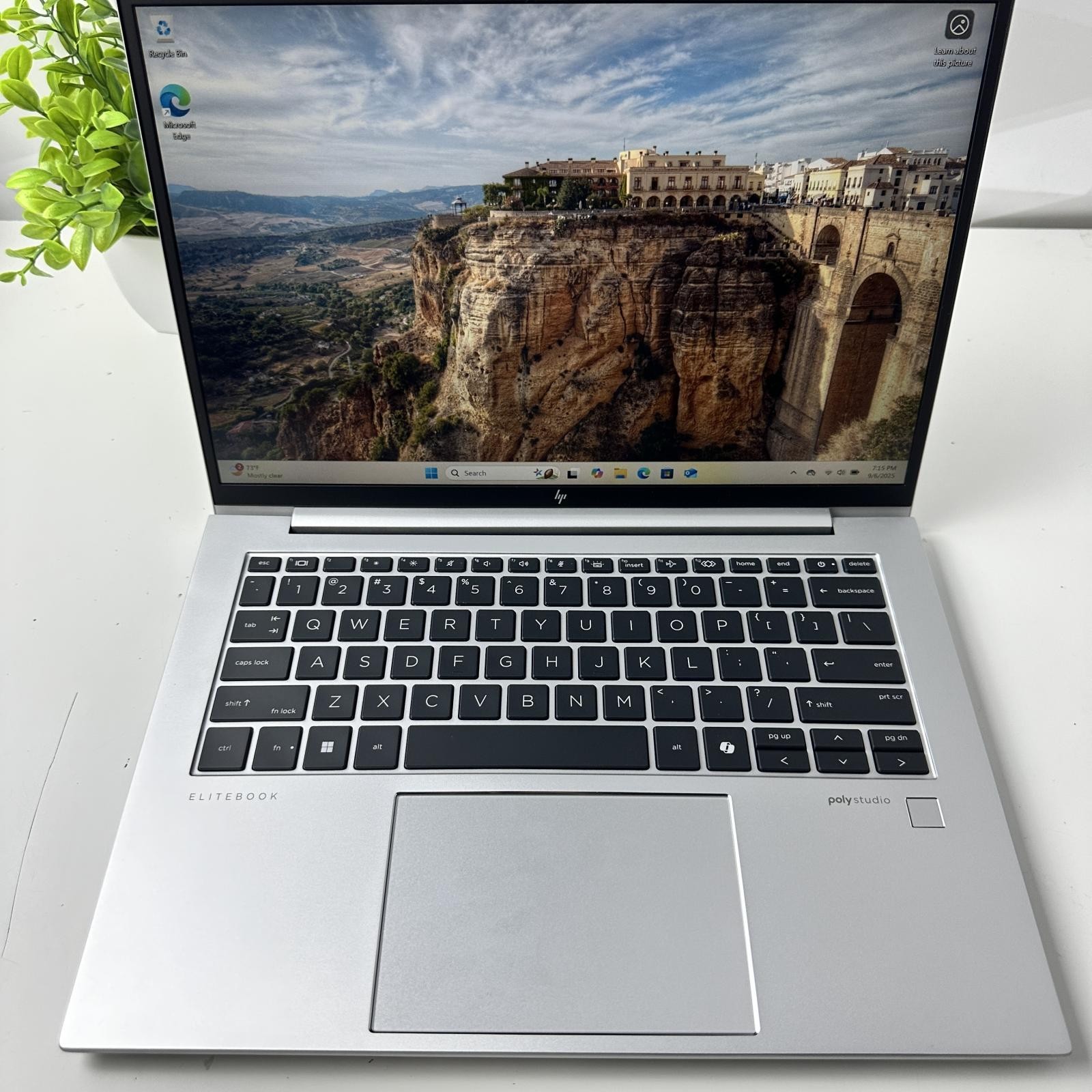 HP EliteBook 845 G11 Laptop, 14″ FHD, Ryzen 5 PRO 8540U, 16GB, 256GB SSD