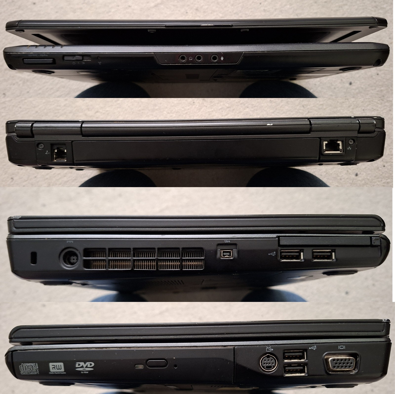 Dell Vostro 1400 Laptop Notebook 14.1″ 2GB 120GB SSD Windows XP Office Charger