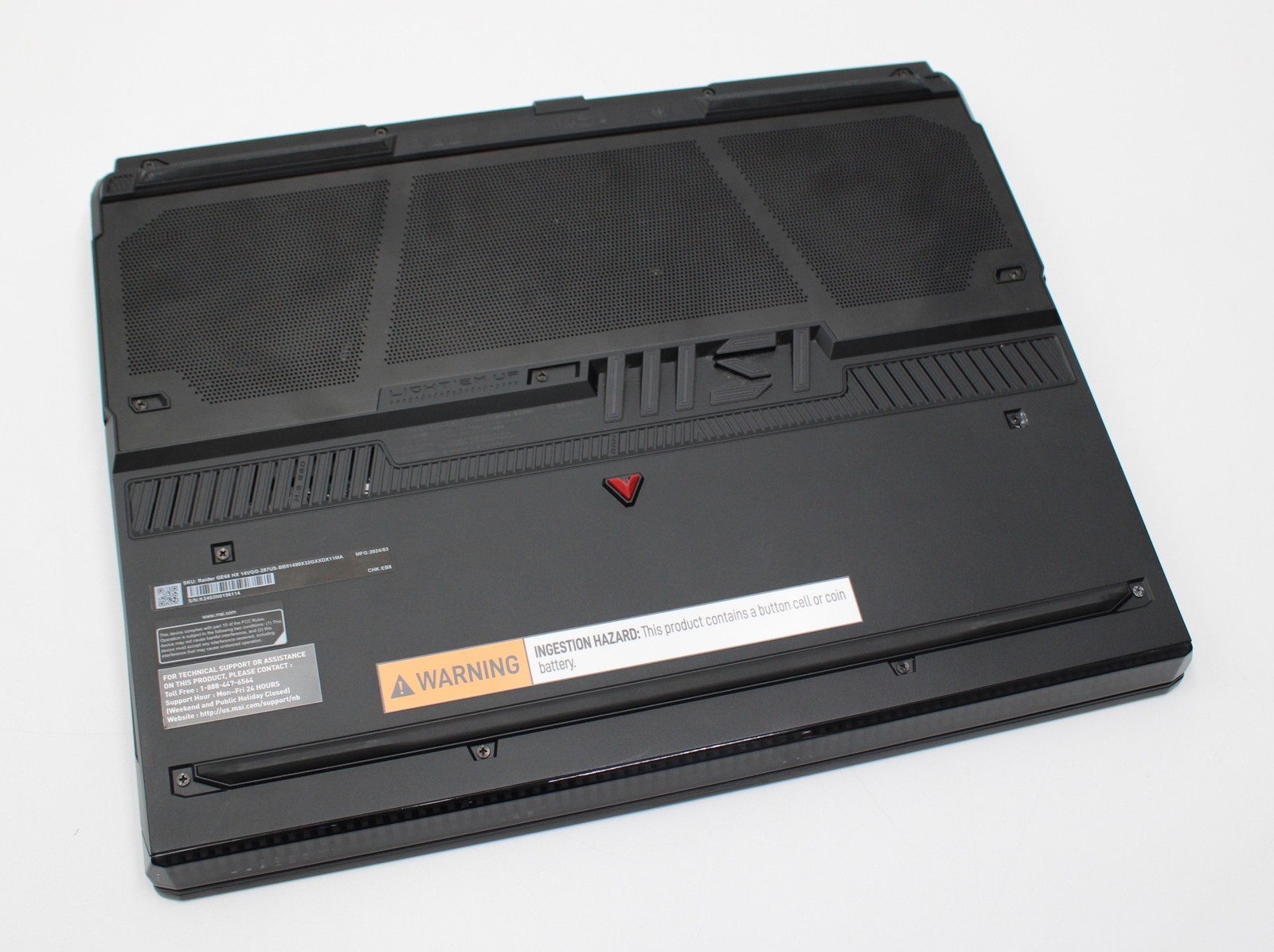 MSI Raider GE68 HX14VGG i9-14900HX 32GB/ 1TB RTX 4070 Windows 11 Pro -Read Desc.