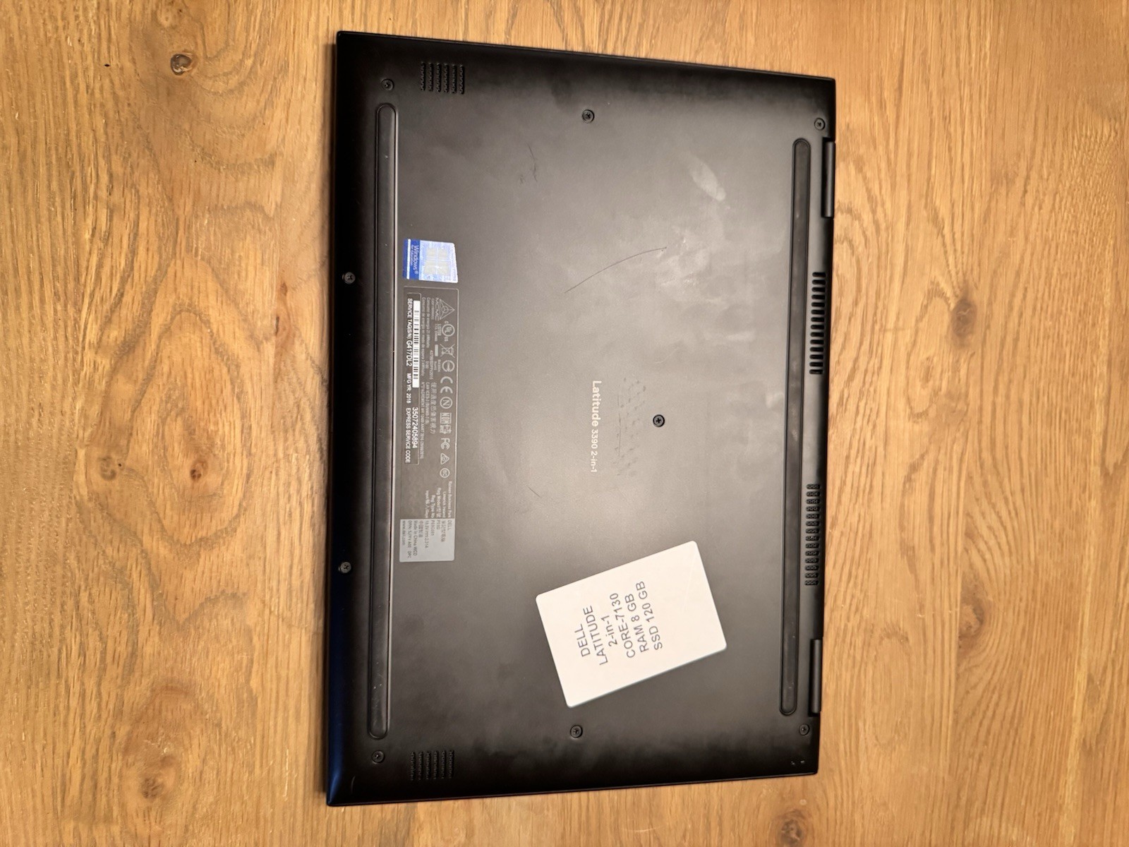 Dell Latitude 3390 13.3″ | i3-7310U @2.7 GHz | 8GB RAM, 128GB SSD, 2-in-1 Touchs